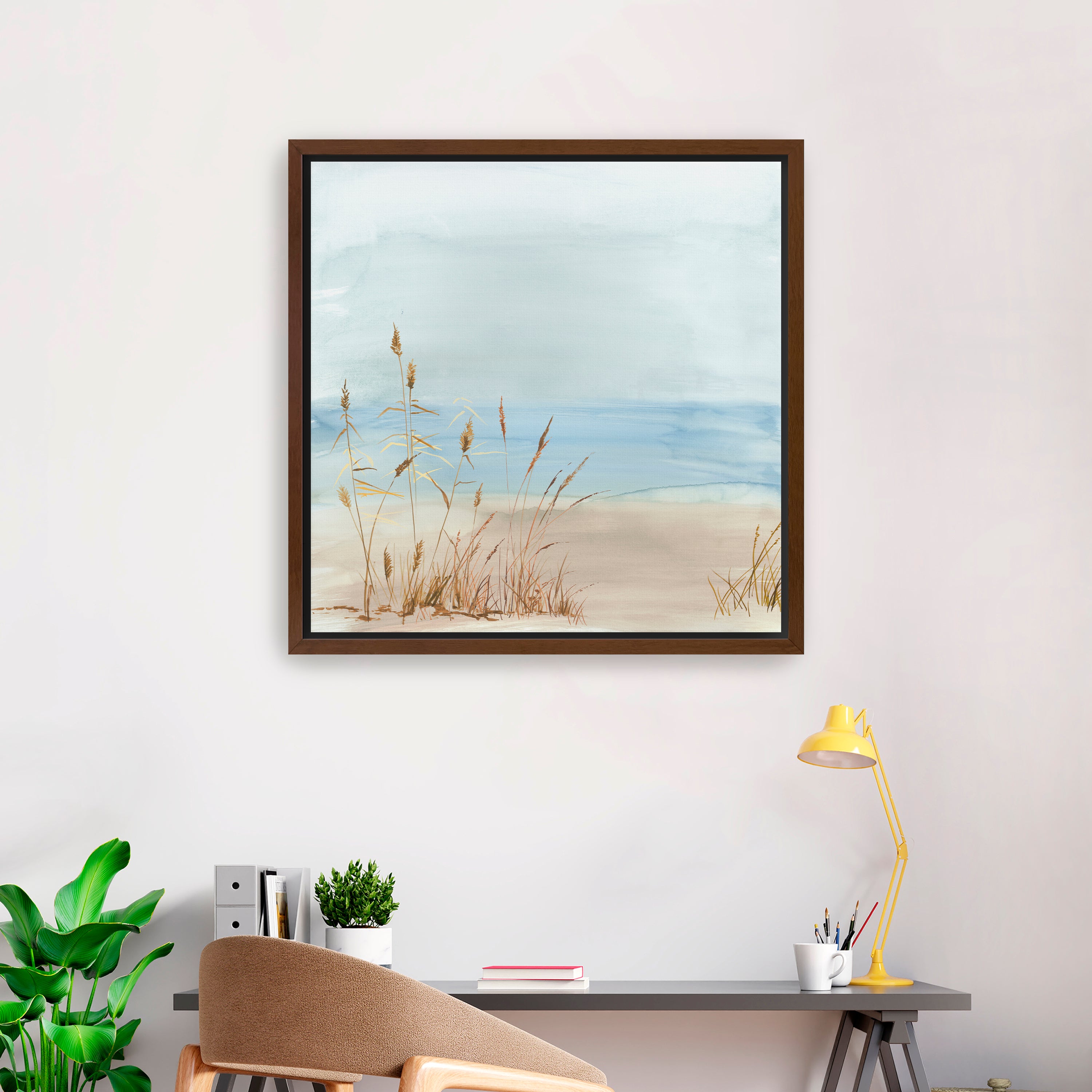 Beachside Grasses in Tranquil Light Canvas Giclee