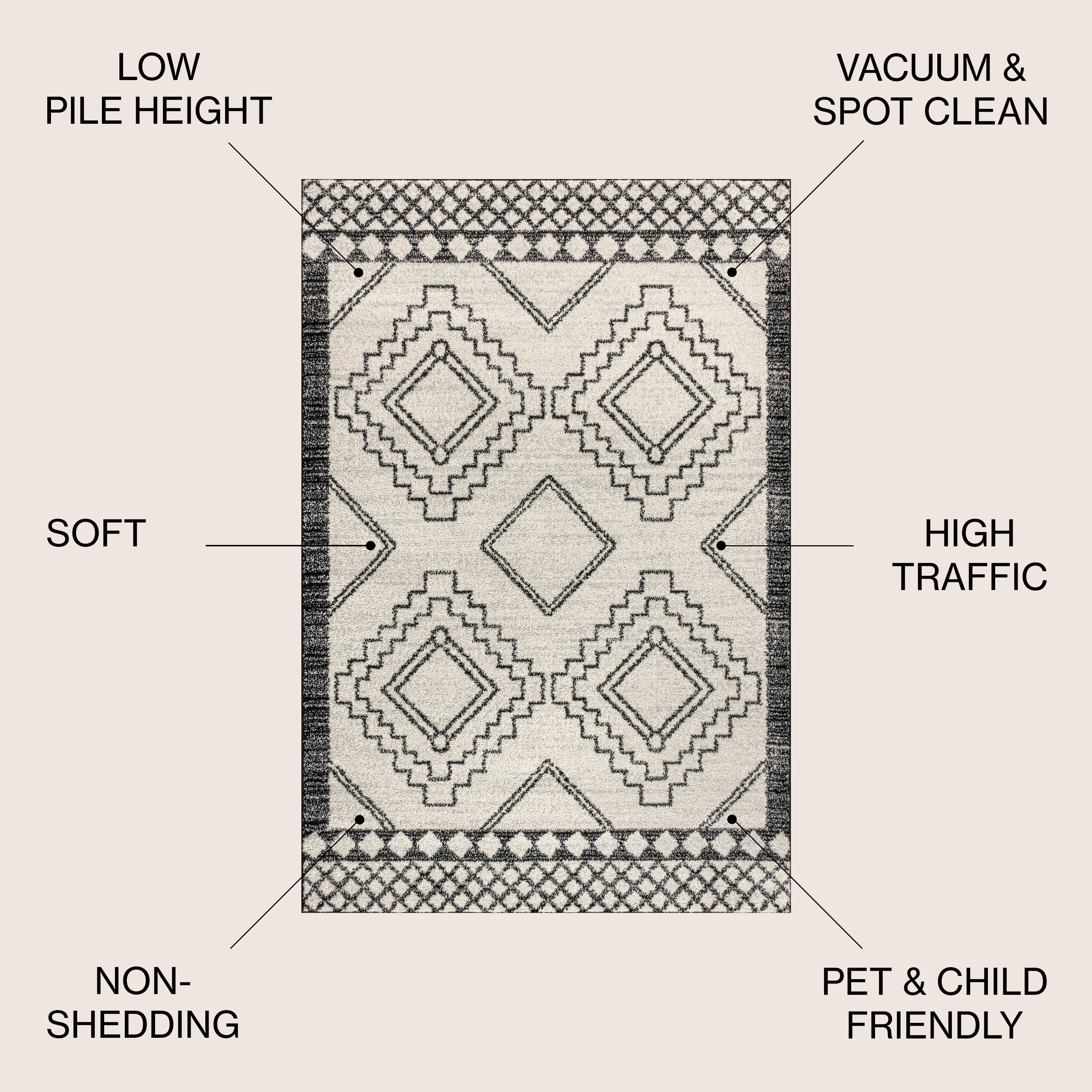 Amir Moroccan Beni Souk Area Rug