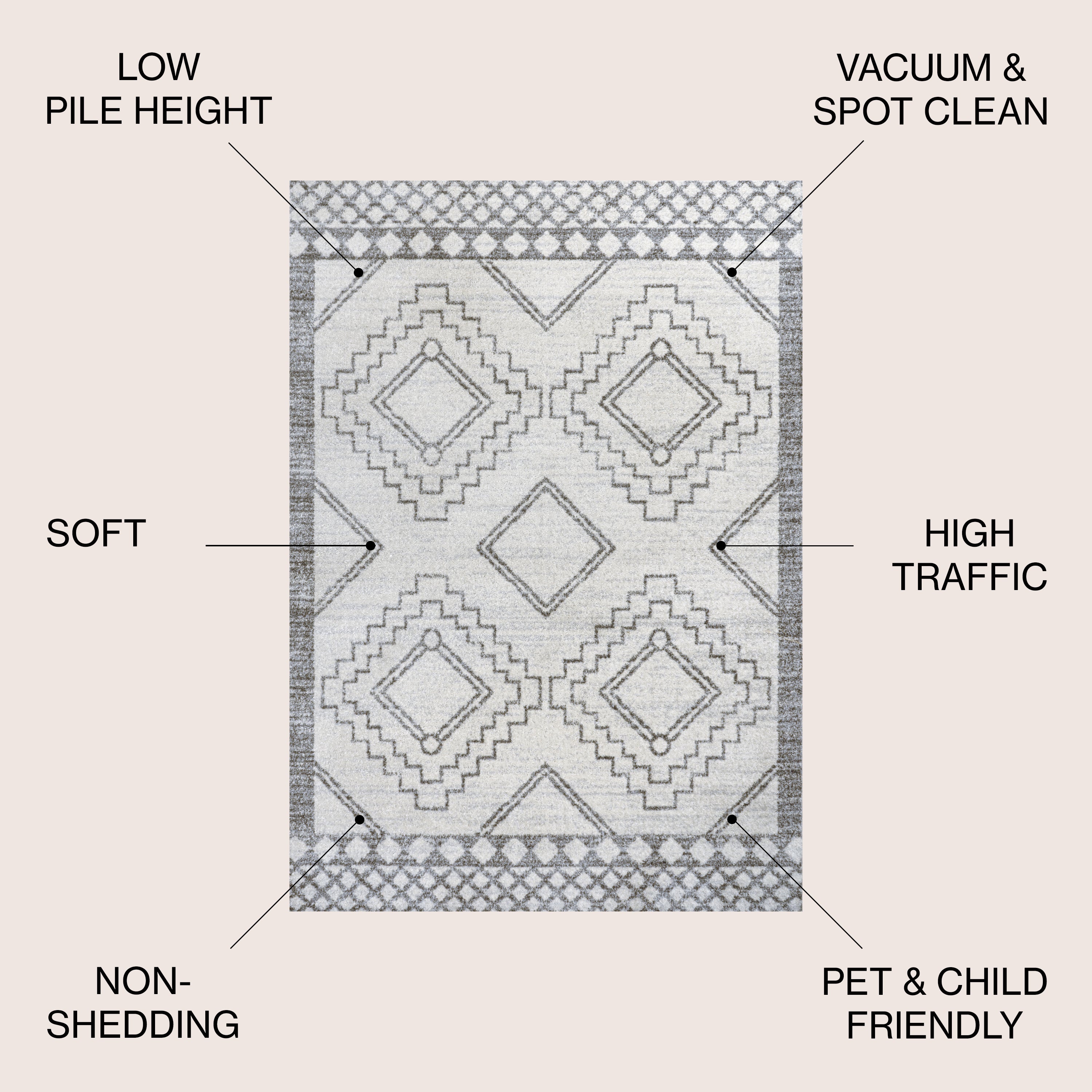 Amir Moroccan Beni Souk Area Rug