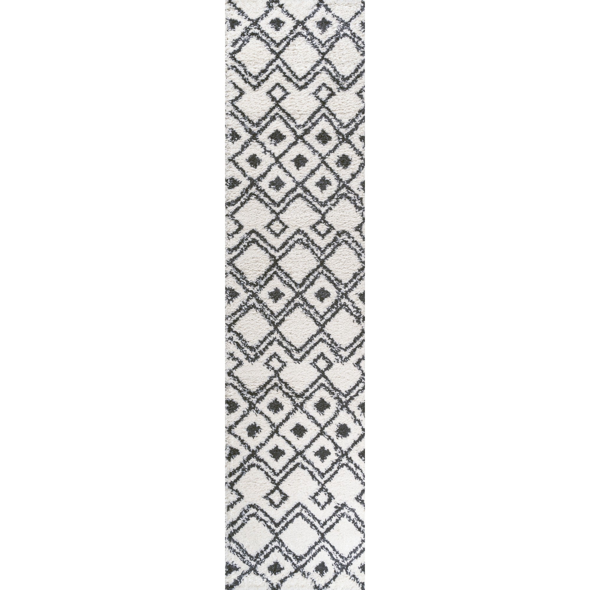 Caimari Moroccan Diamond Shag Area Rug