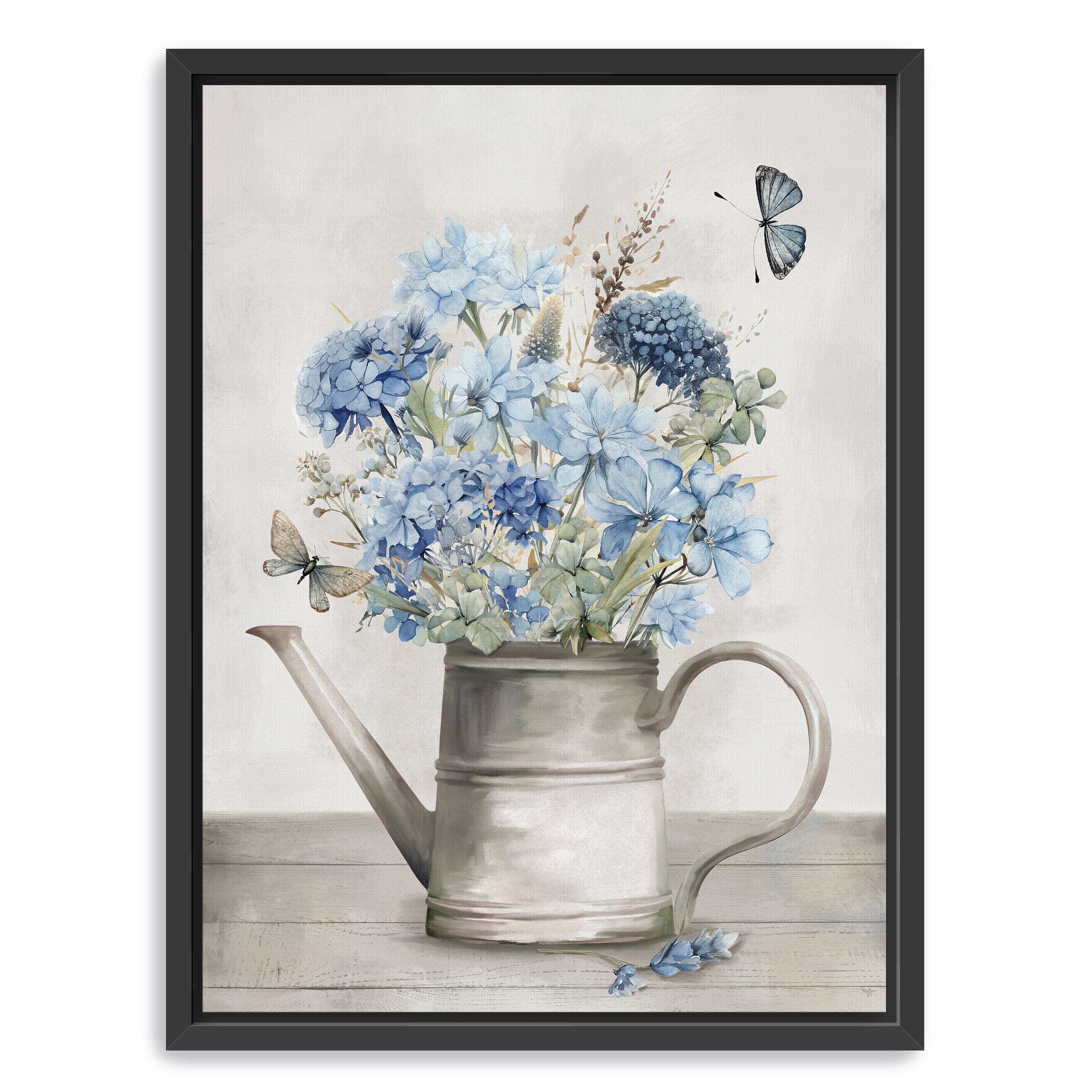 Farmhouse Blue Harmony  Canvas Giclee