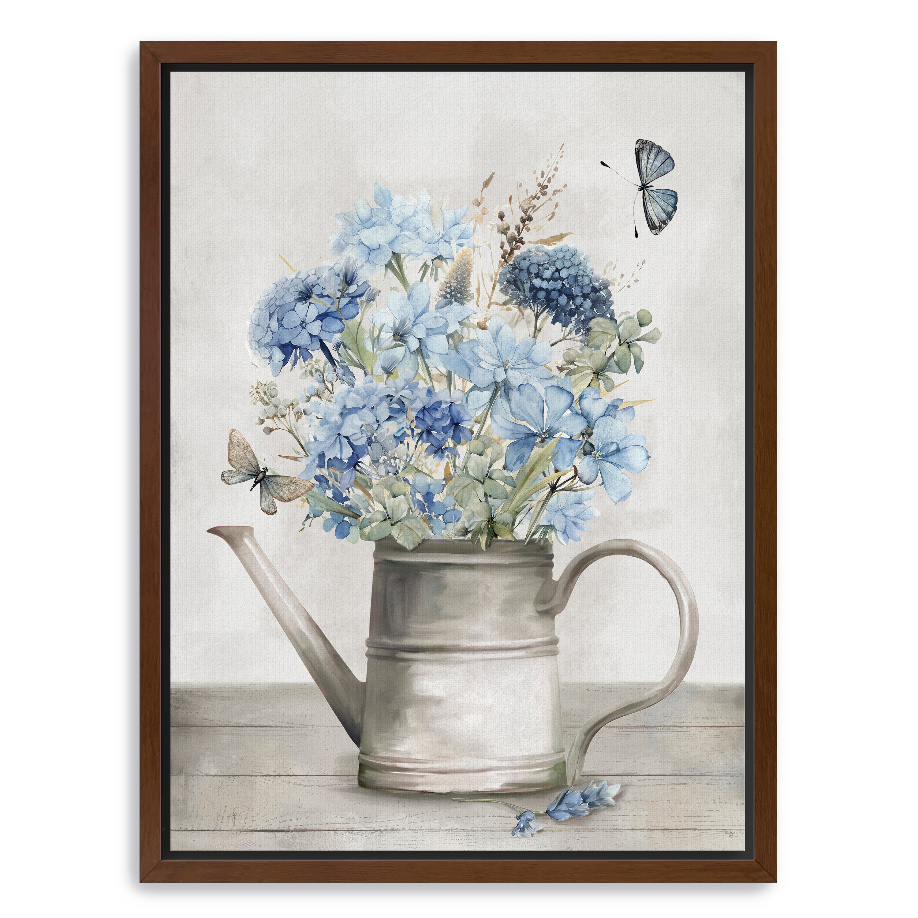 Farmhouse Blue Harmony  Canvas Giclee