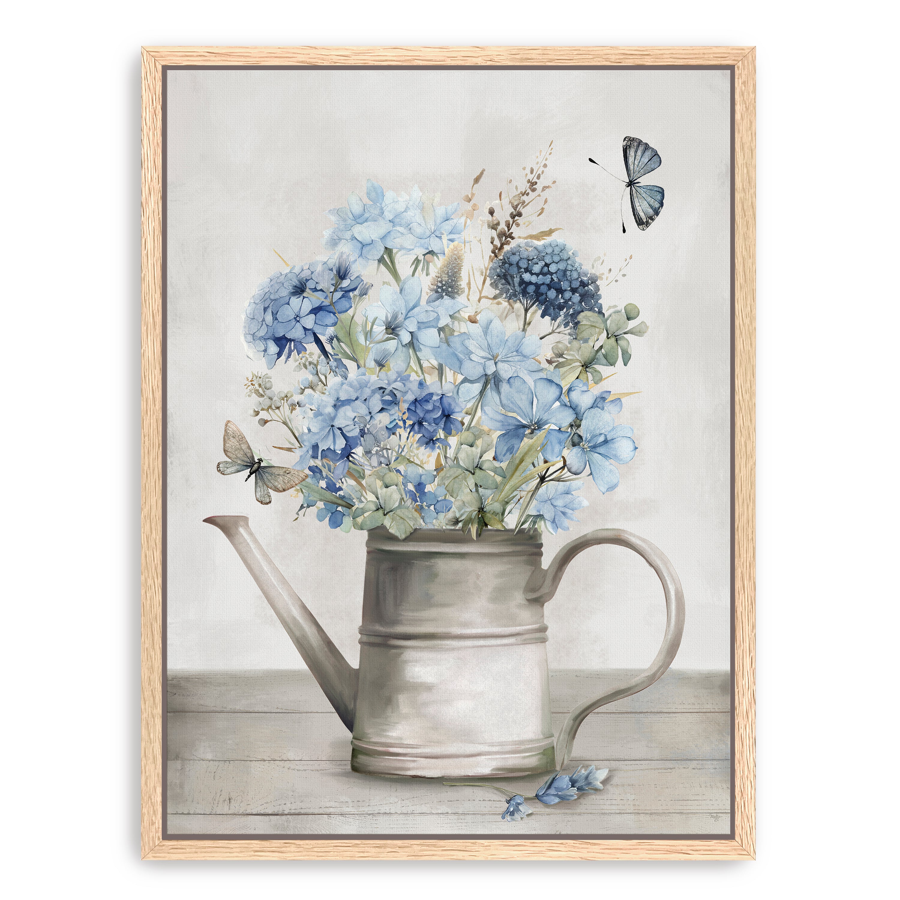 Farmhouse Blue Harmony  Canvas Giclee