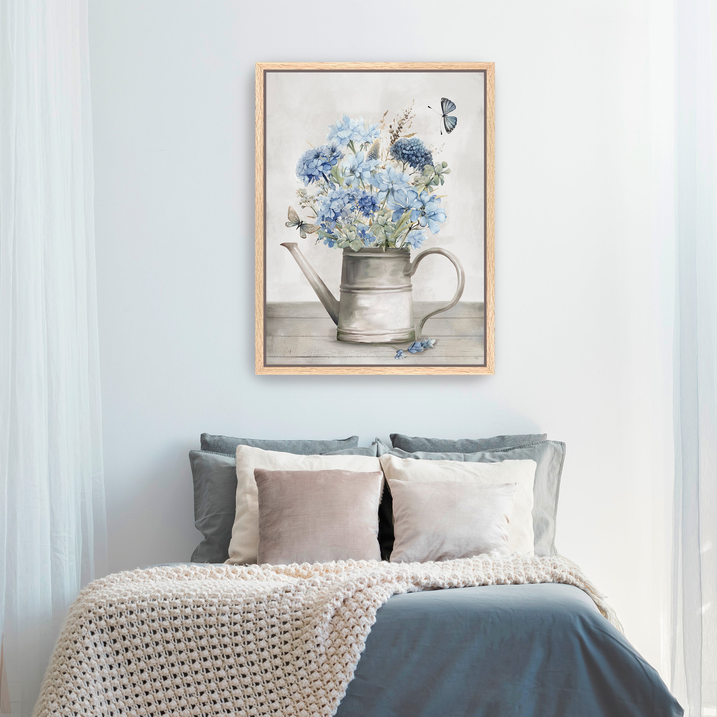 Farmhouse Blue Harmony  Canvas Giclee