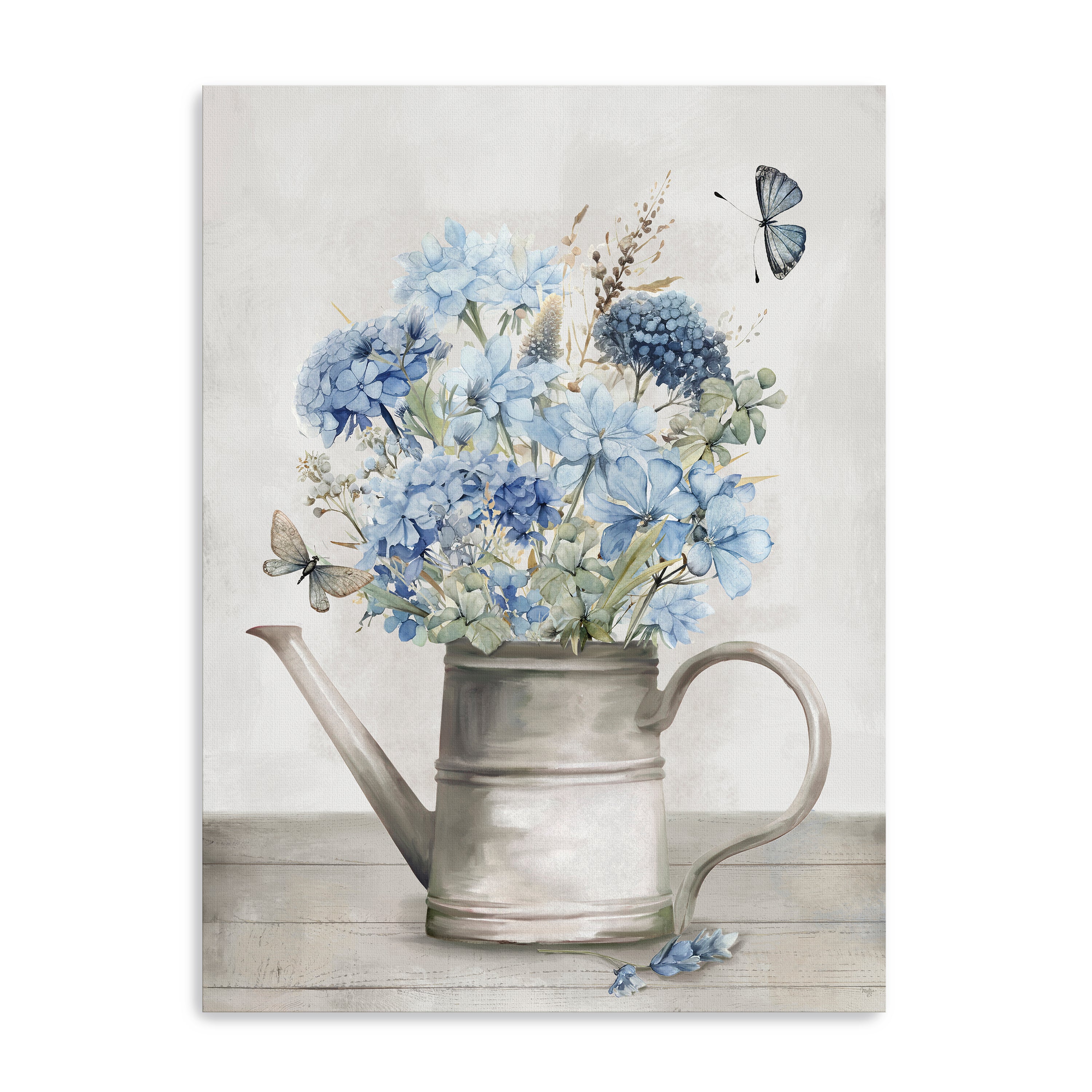Farmhouse Blue Harmony  Canvas Giclee