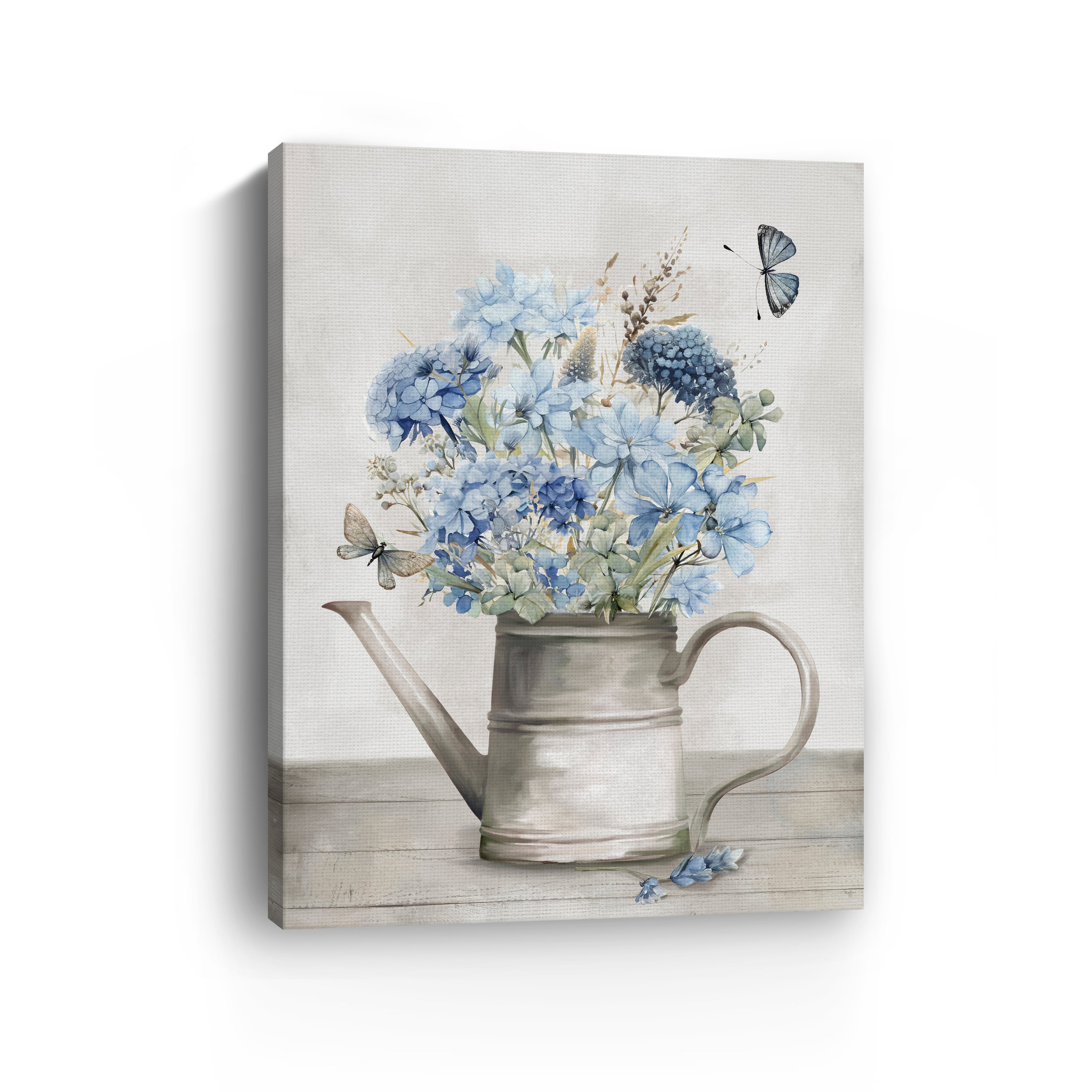 Farmhouse Blue Harmony  Canvas Giclee