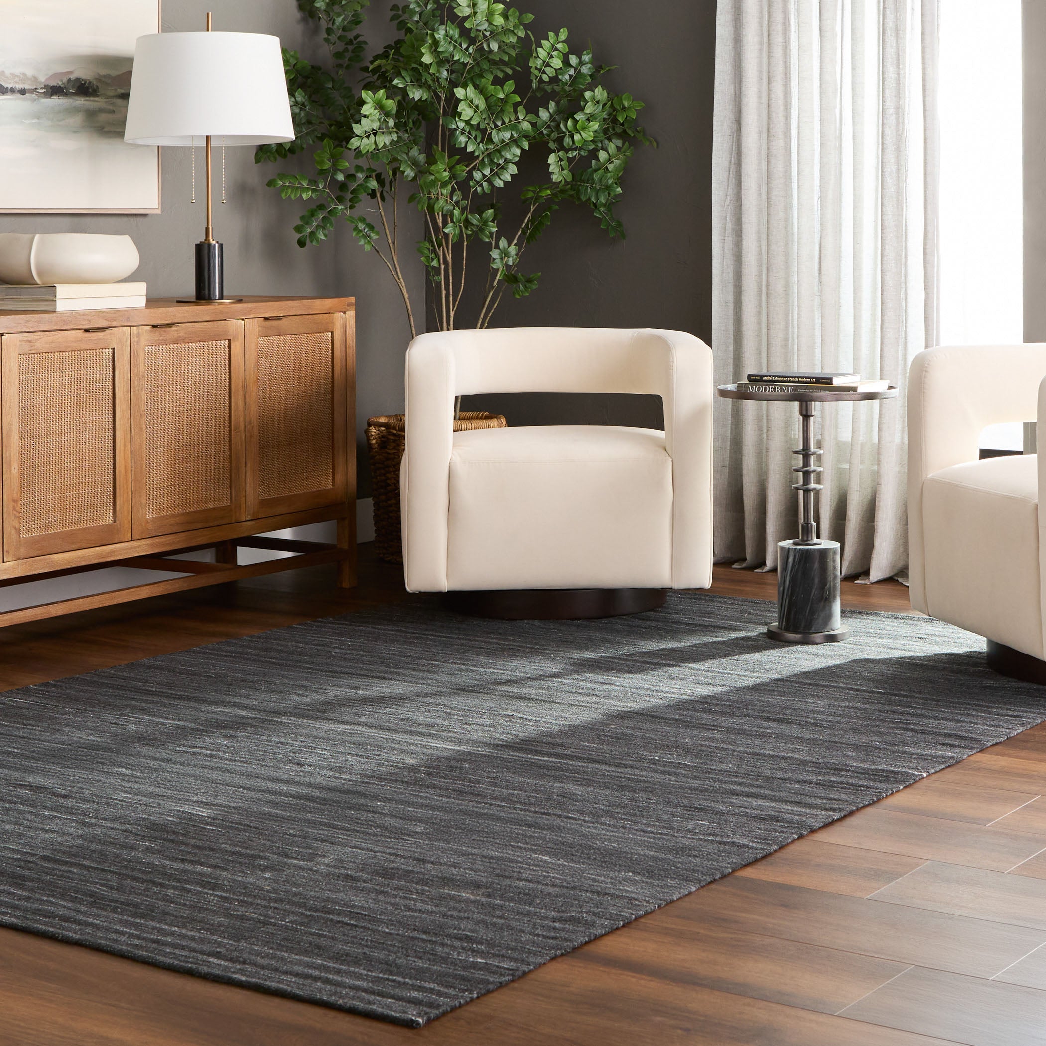 Kiran Black Rug