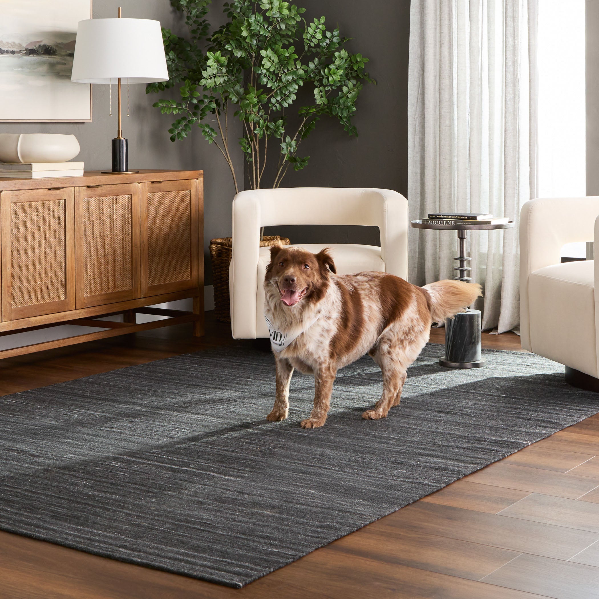 Kiran Black Rug