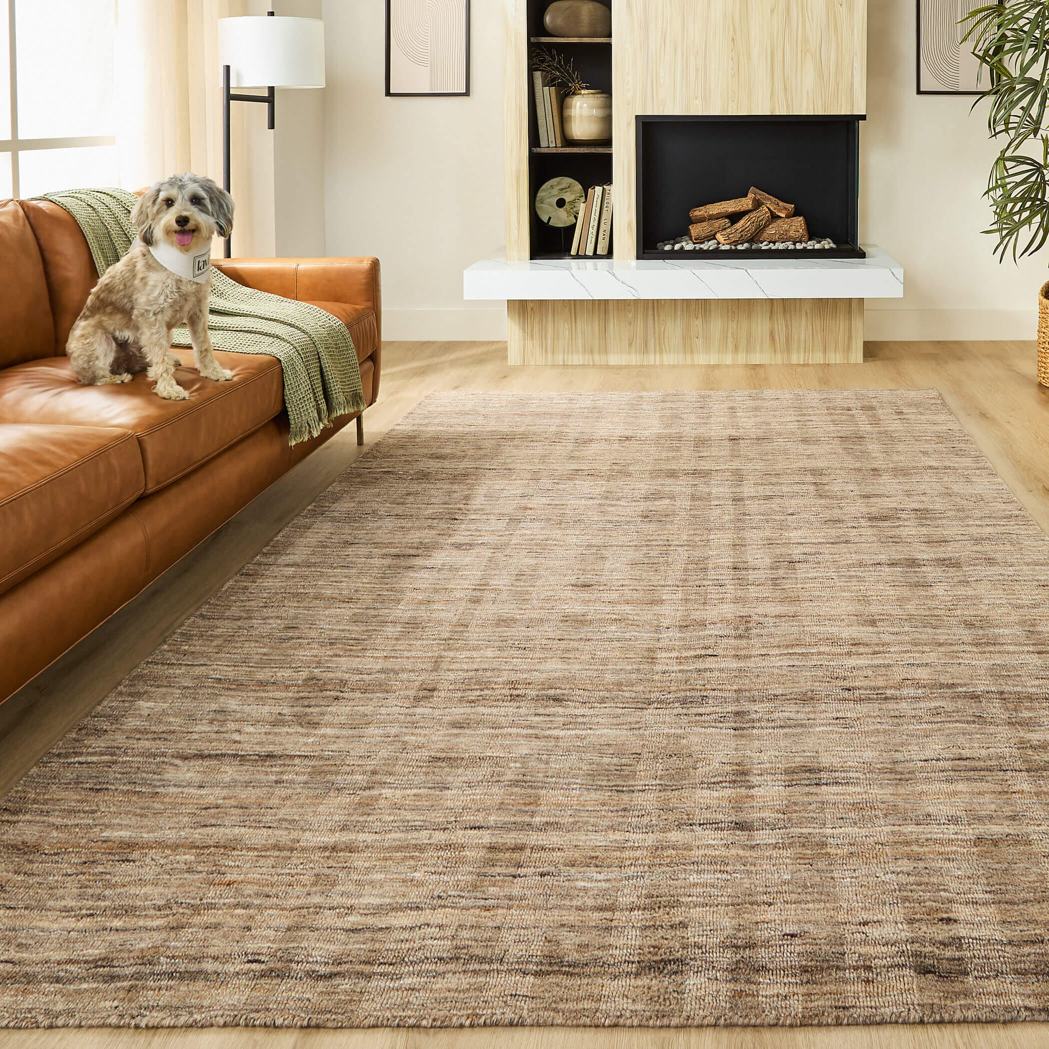 Pari Heathered Stripe Rug