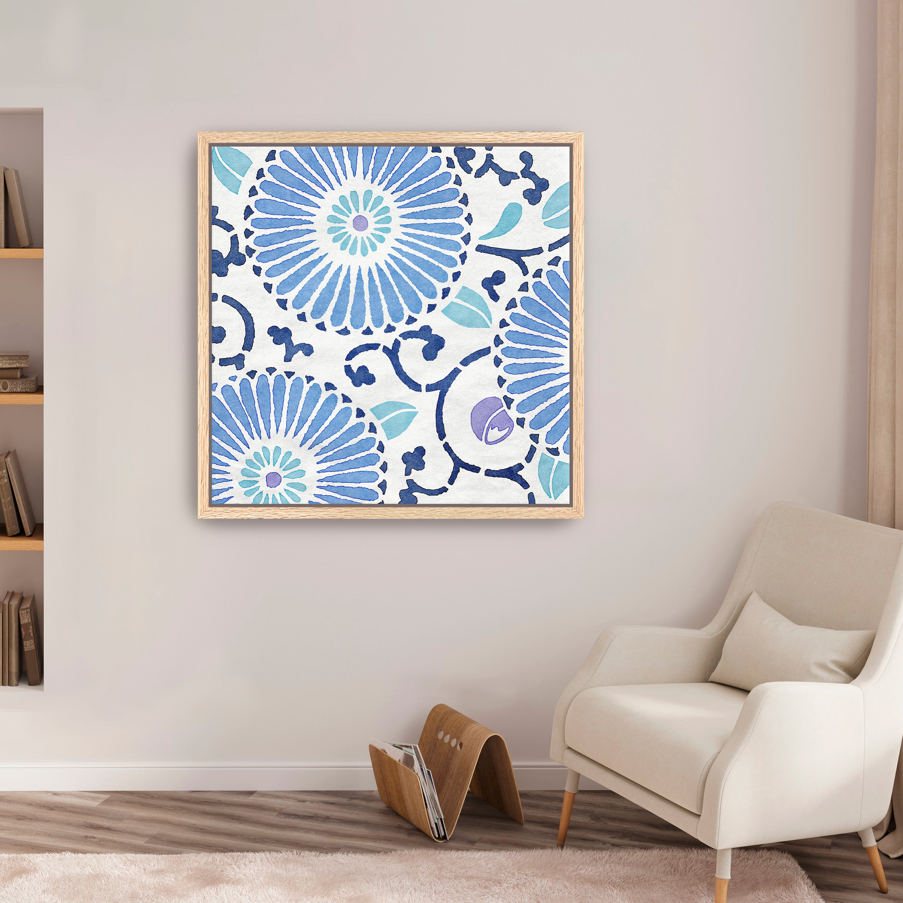 Blue Mood 1 Canvas Giclee
