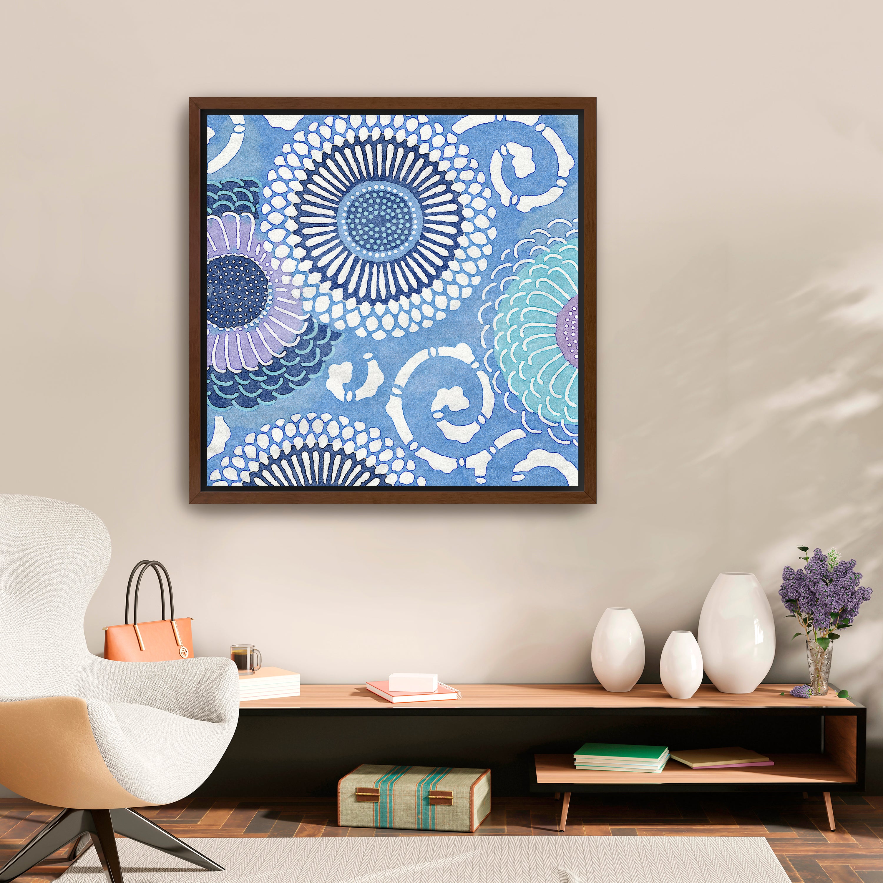 Blue Mood 3 Canvas Giclee
