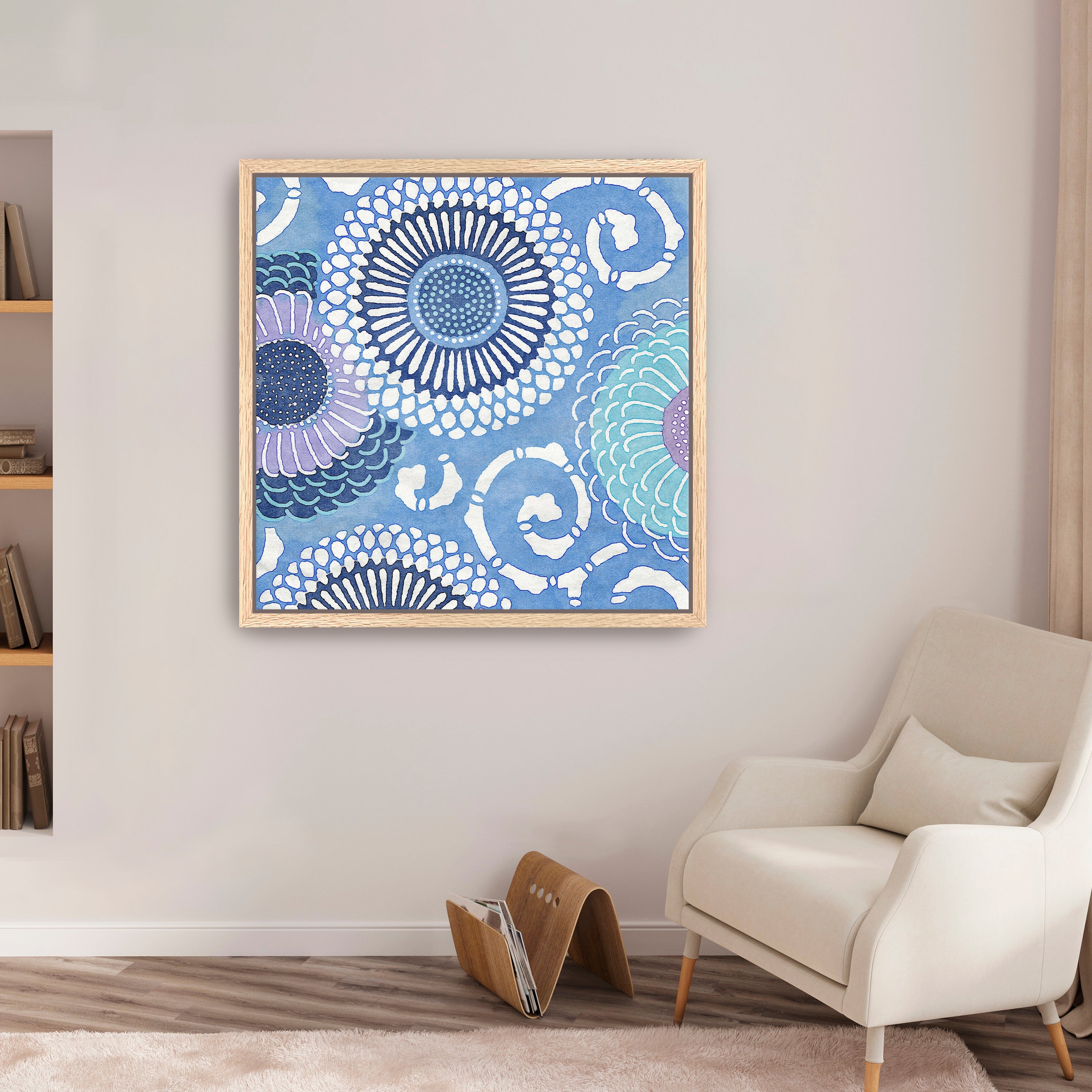 Blue Mood 3 Canvas Giclee