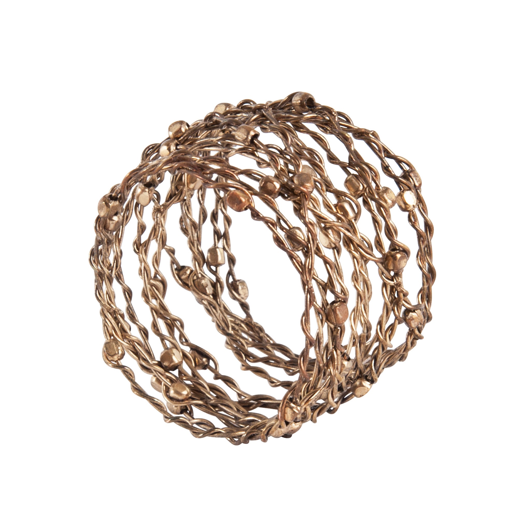 Metal Design Napkin Ring, Set of 4