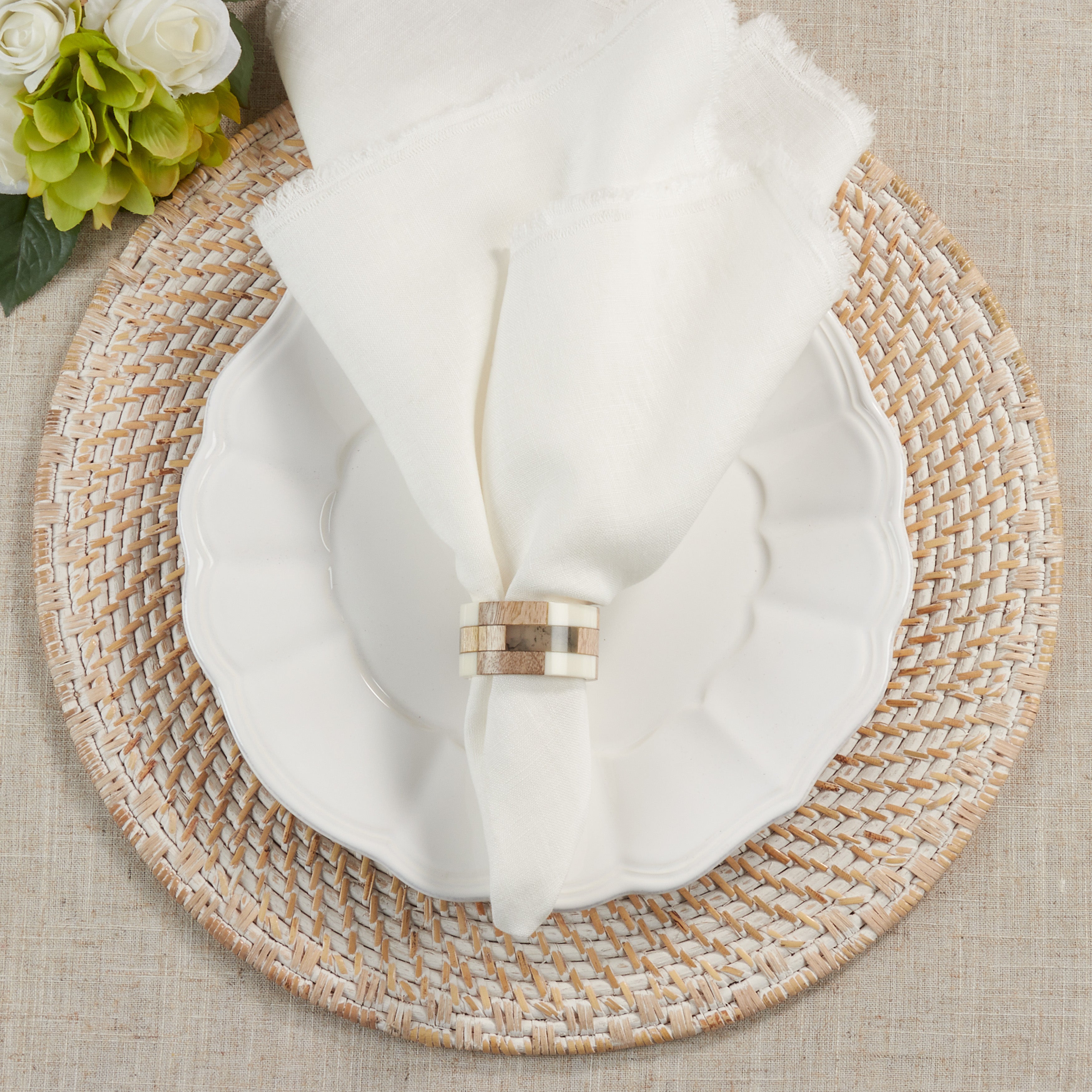 Pier 1 Wood Segments Napkin Ring - Thumbnail 3