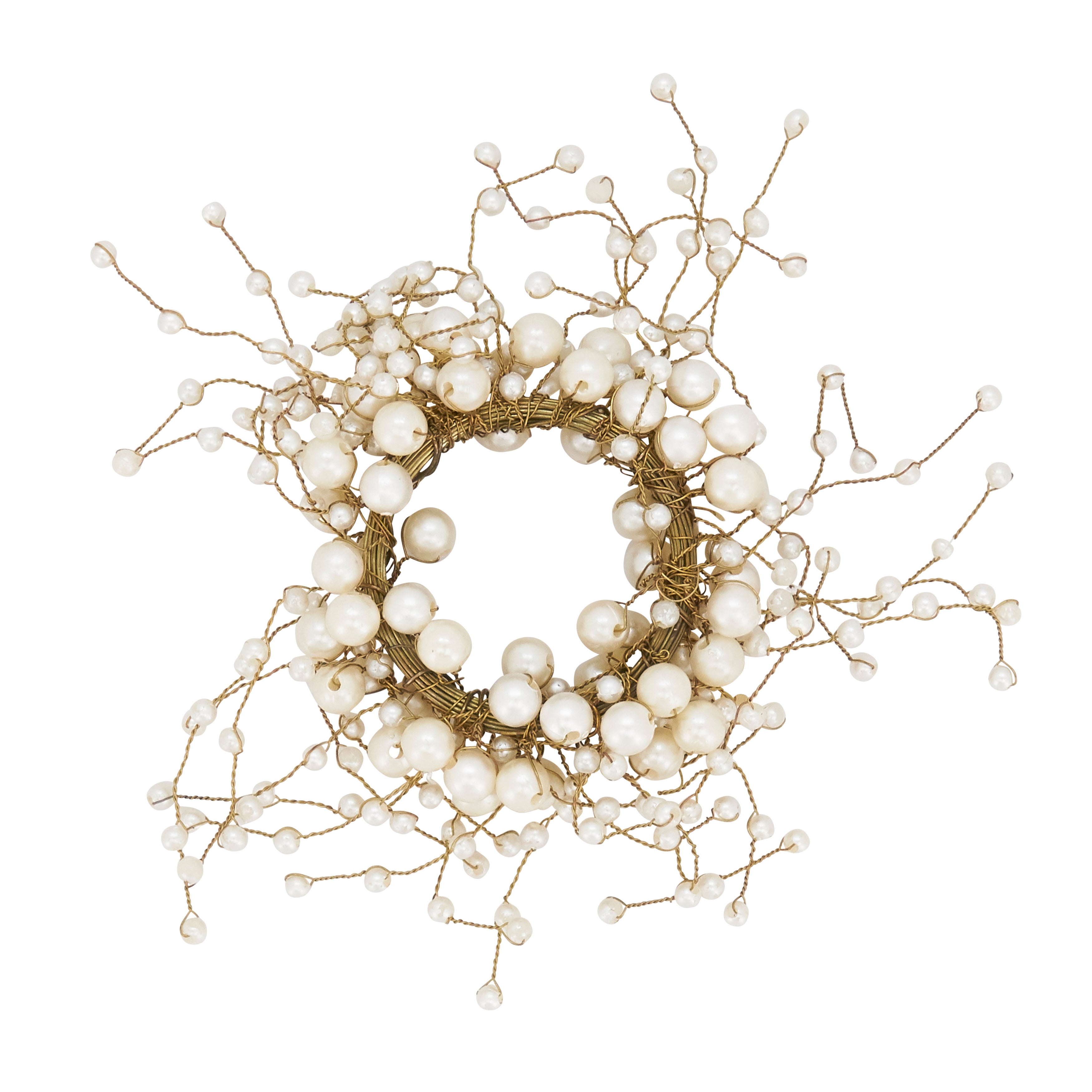 Pier 1 Pearl Wreath Napkin Ring