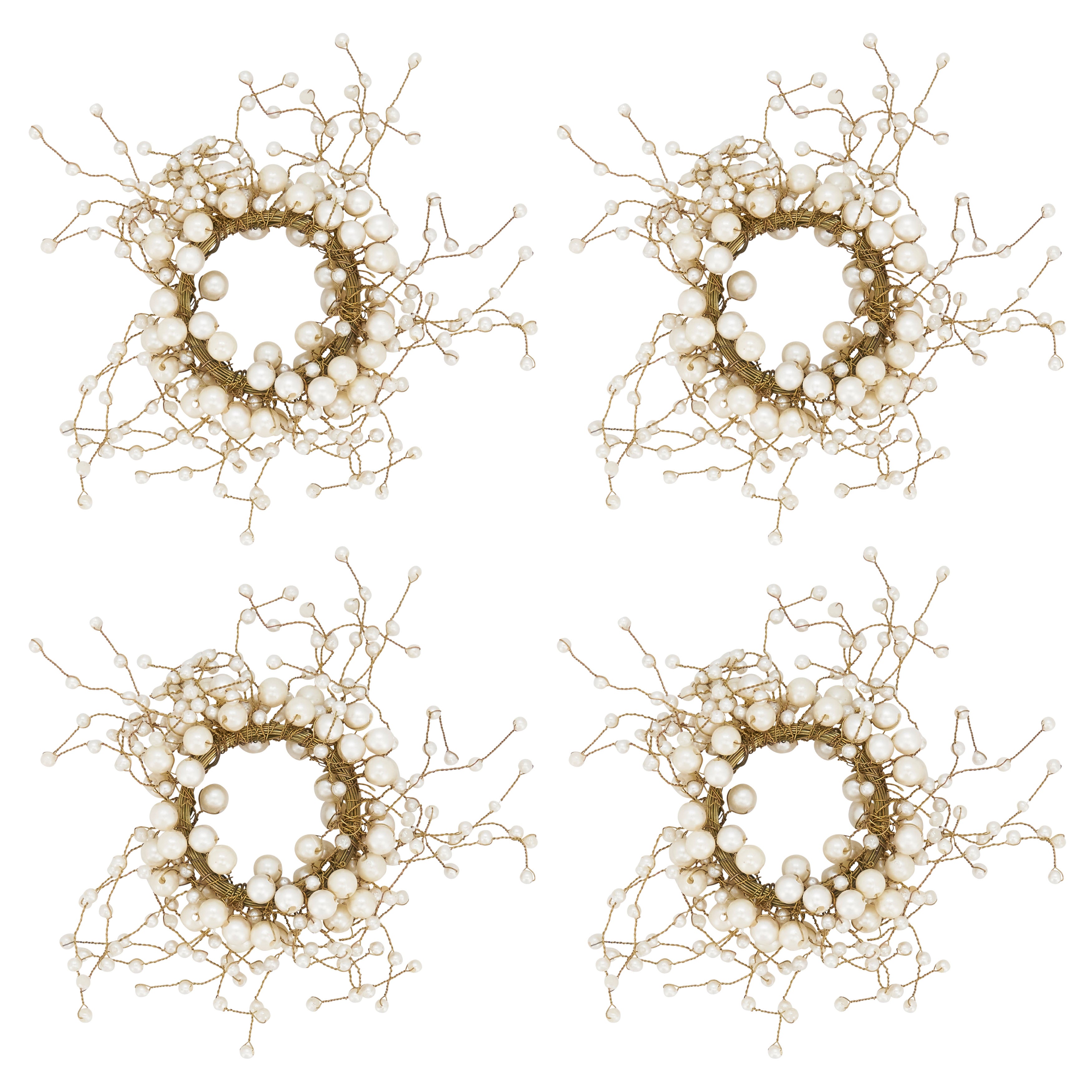 Pier 1 Pearl Wreath Napkin Ring - Thumbnail 2