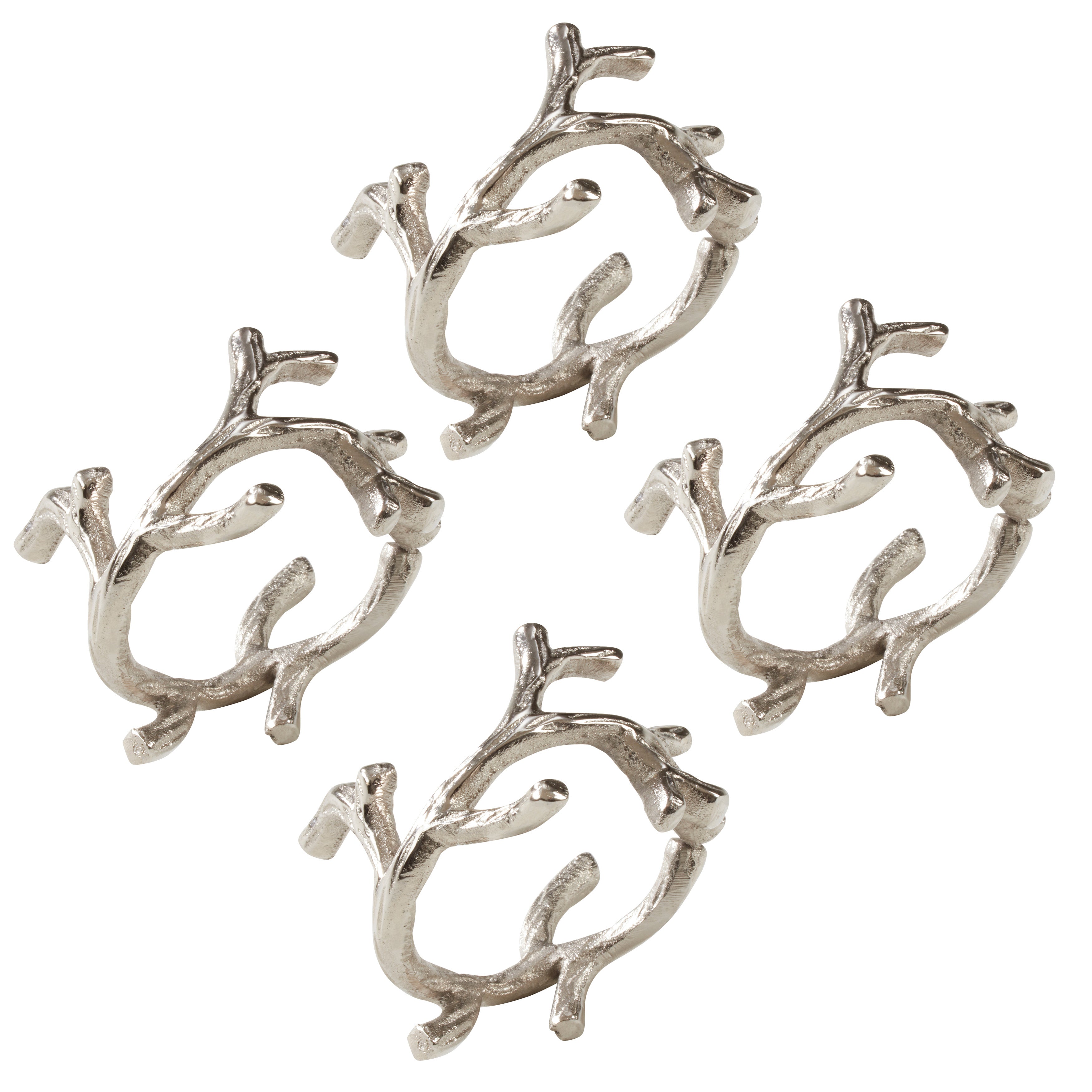 Coral Napkin Ring, Set of 4
