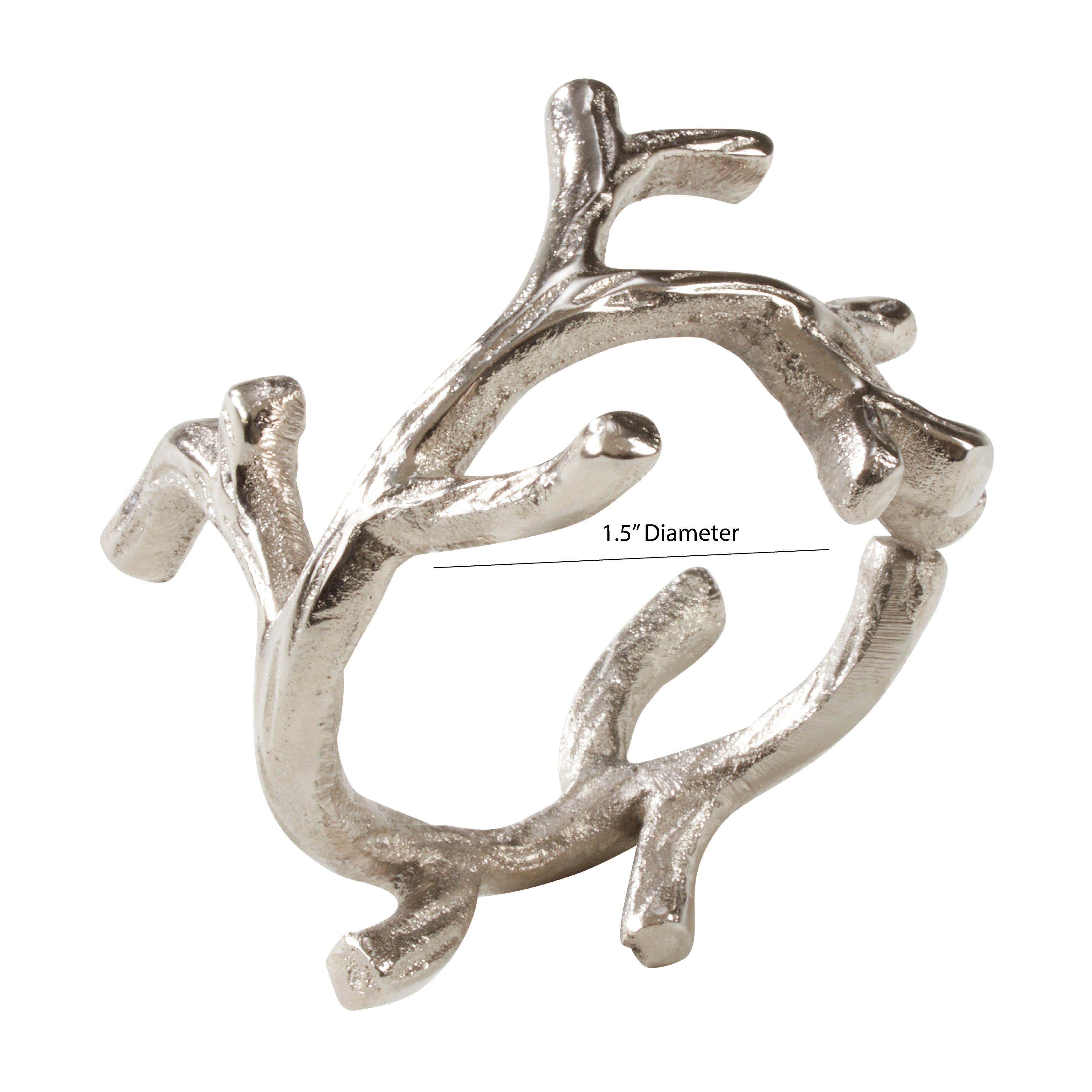 Coral Napkin Ring, Set of 4