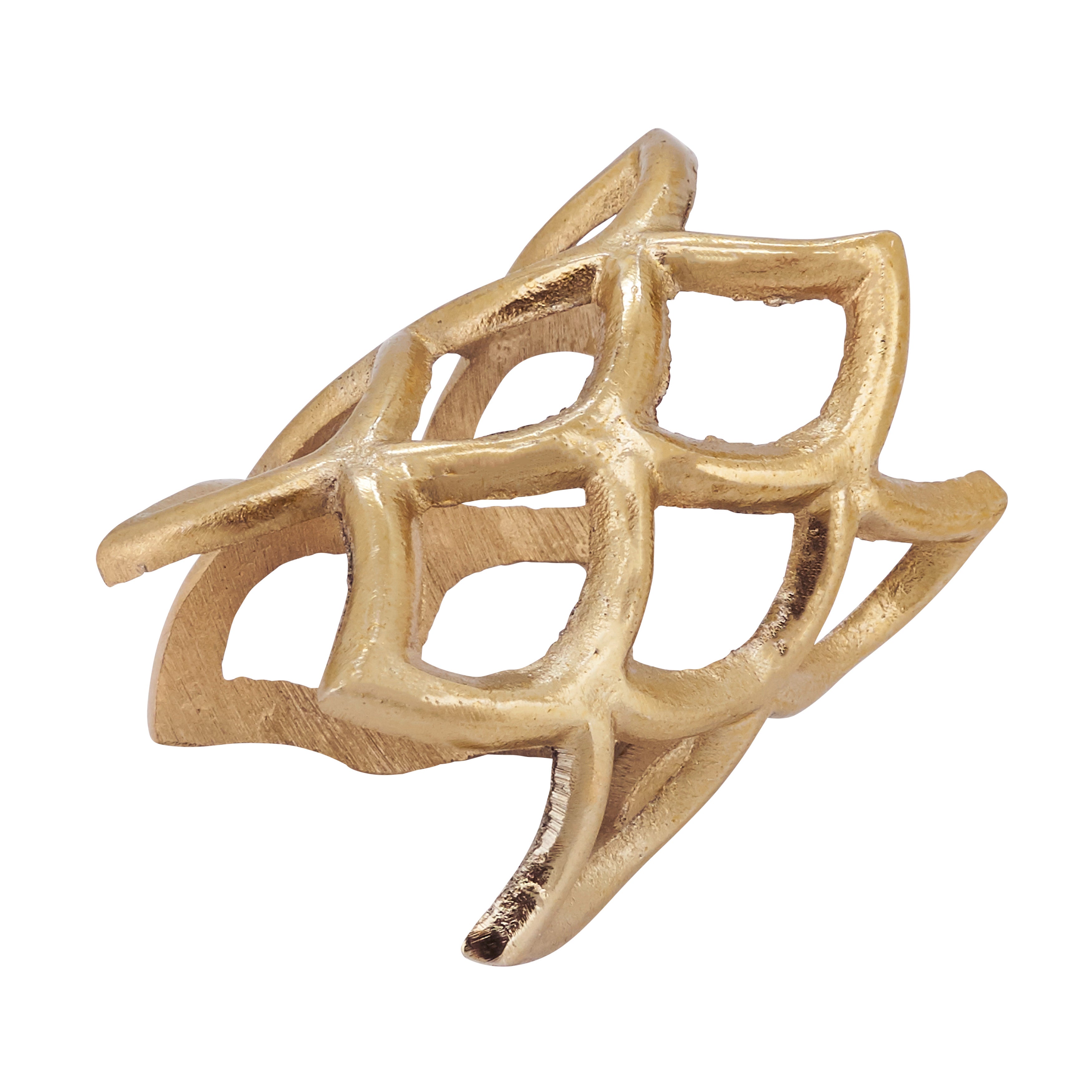 Under the Sea Scallop Coral Napkin Ring, Set of 4