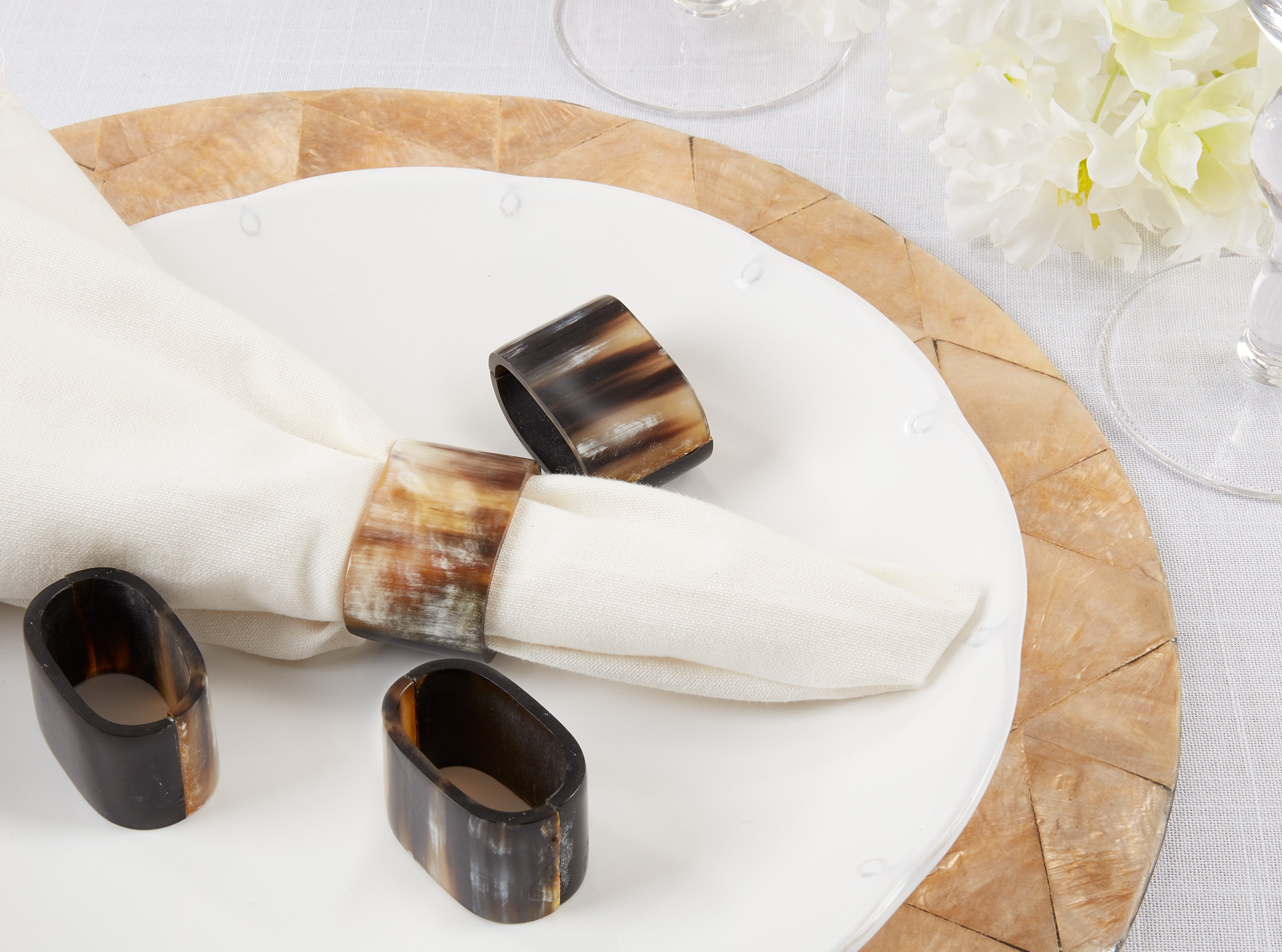 Pier 1 Oval Horn Napkin Ring - Thumbnail 3