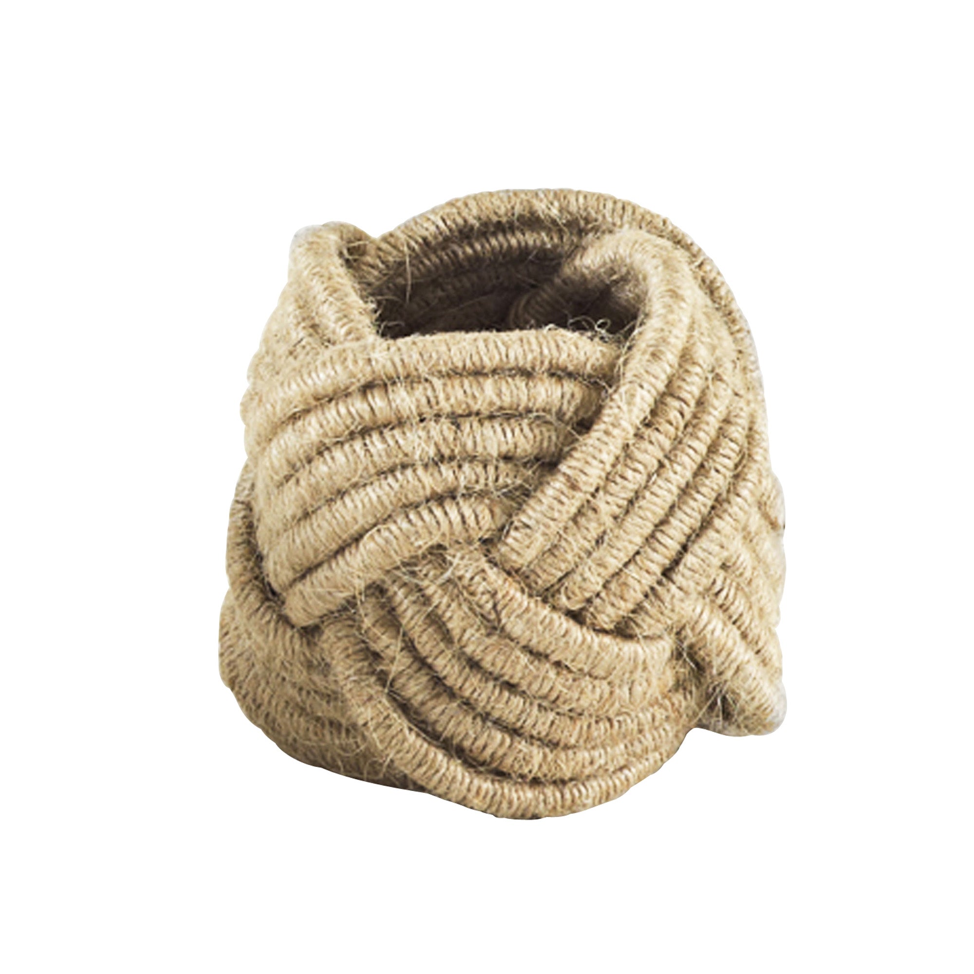 Braided Jute Napkin Ring, Set of 4
