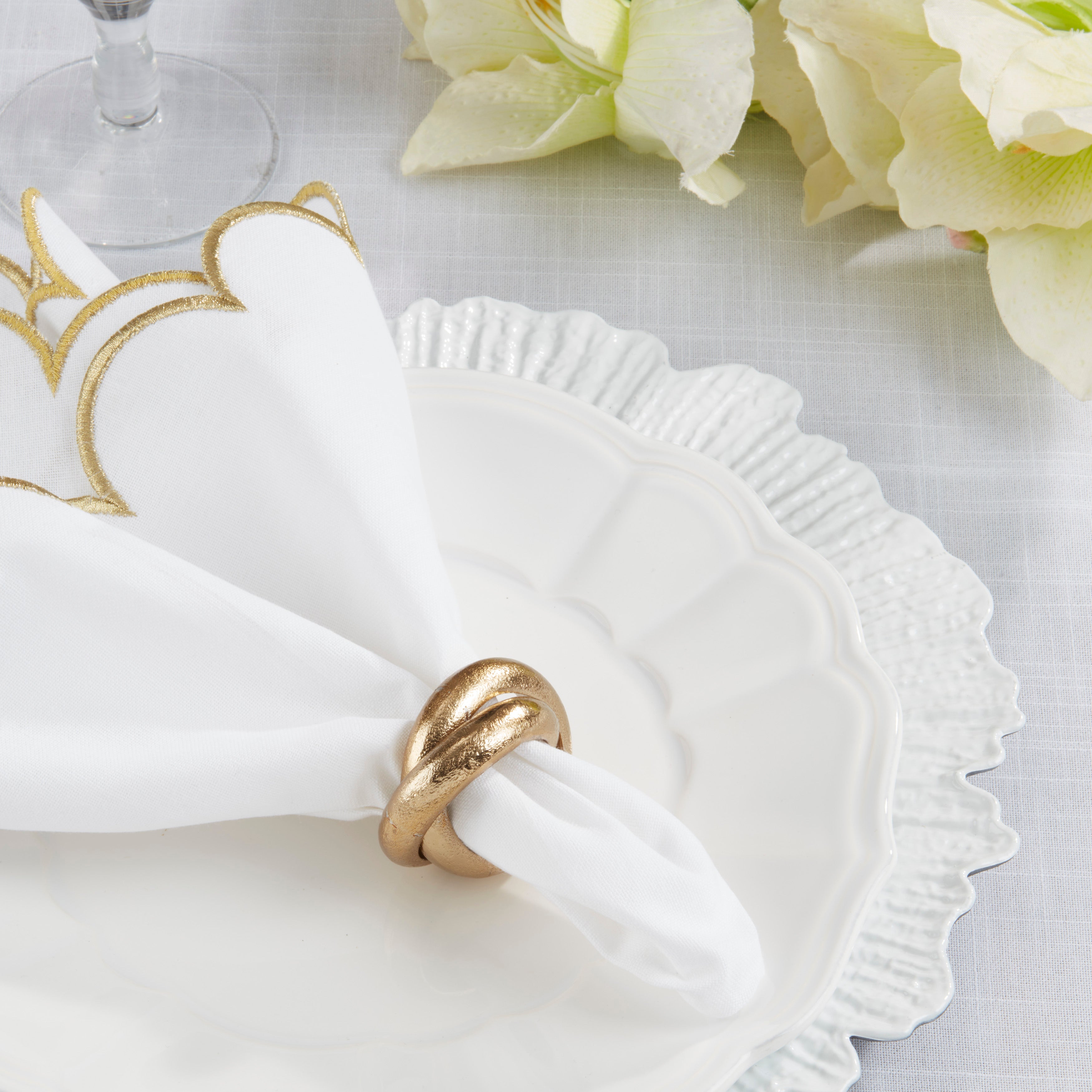 Interlock Napkin Ring, Set of 4