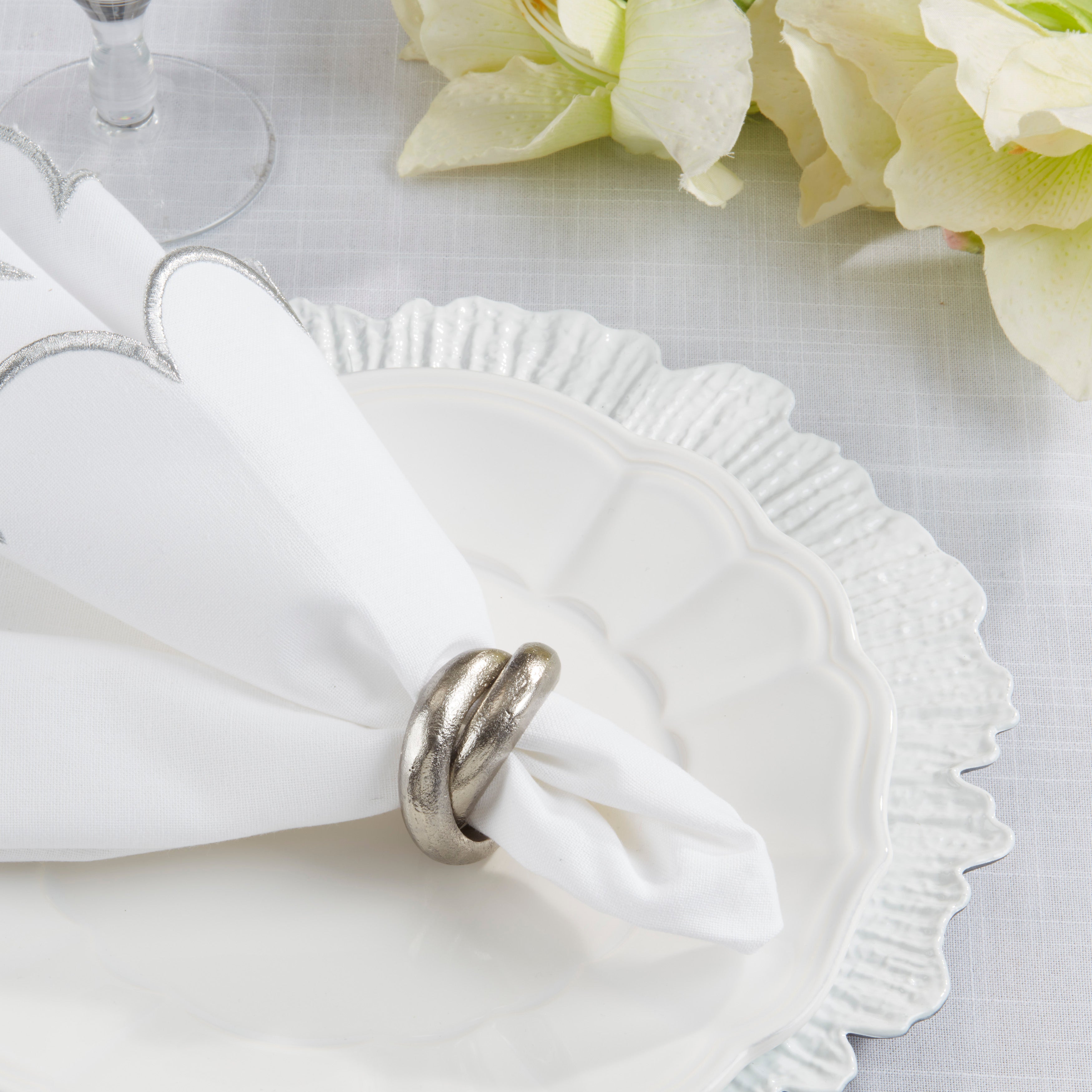 Interlock Napkin Ring, Set of 4