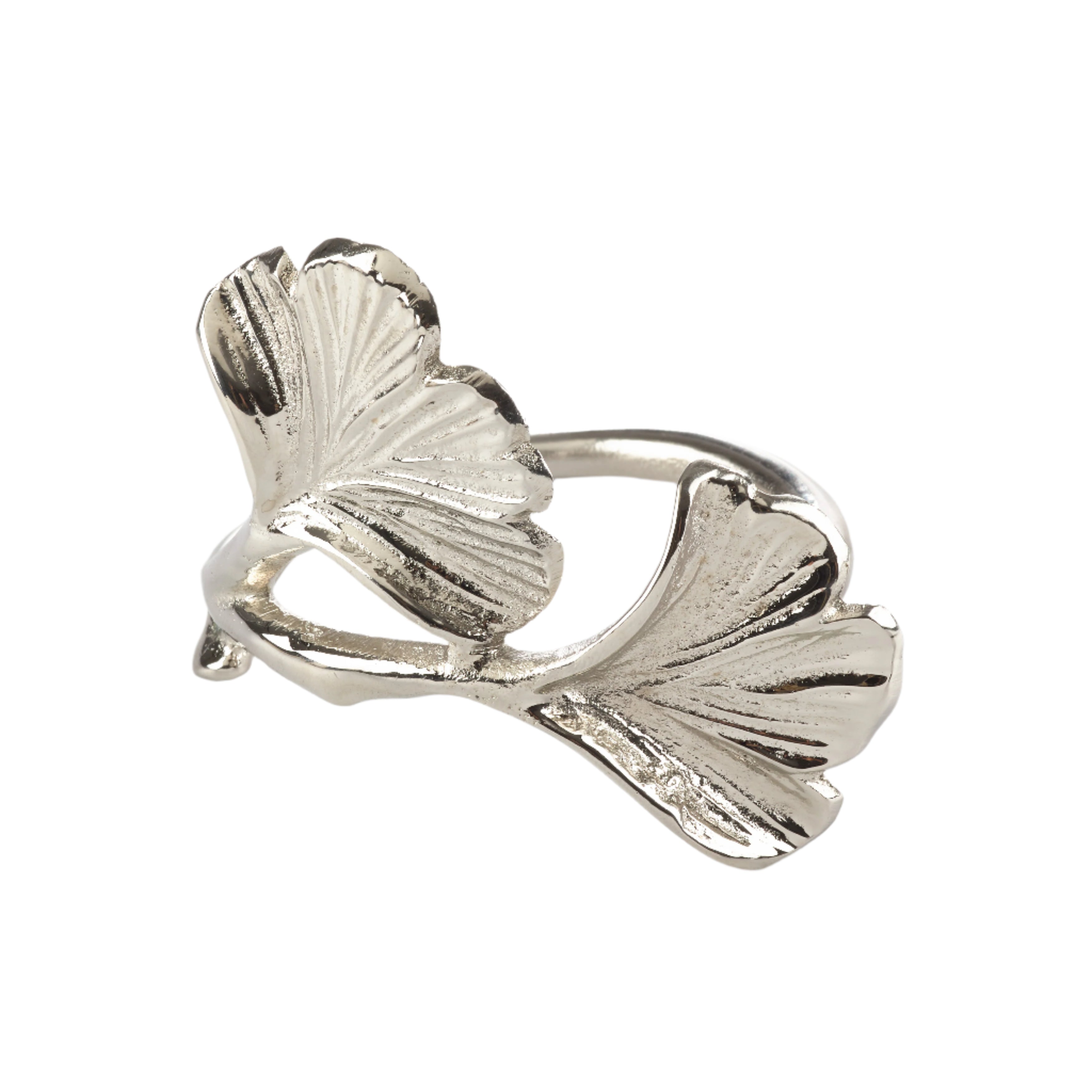 Ginkgo Napkin Ring, Set of 4