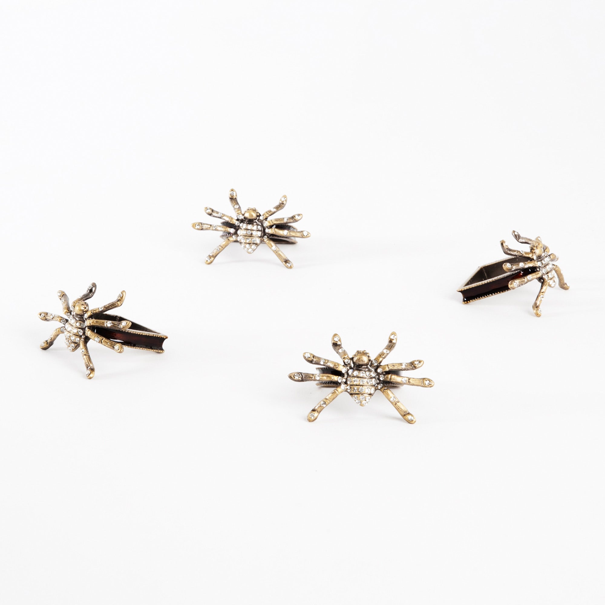 Spider Napkin Ring, Set of 4