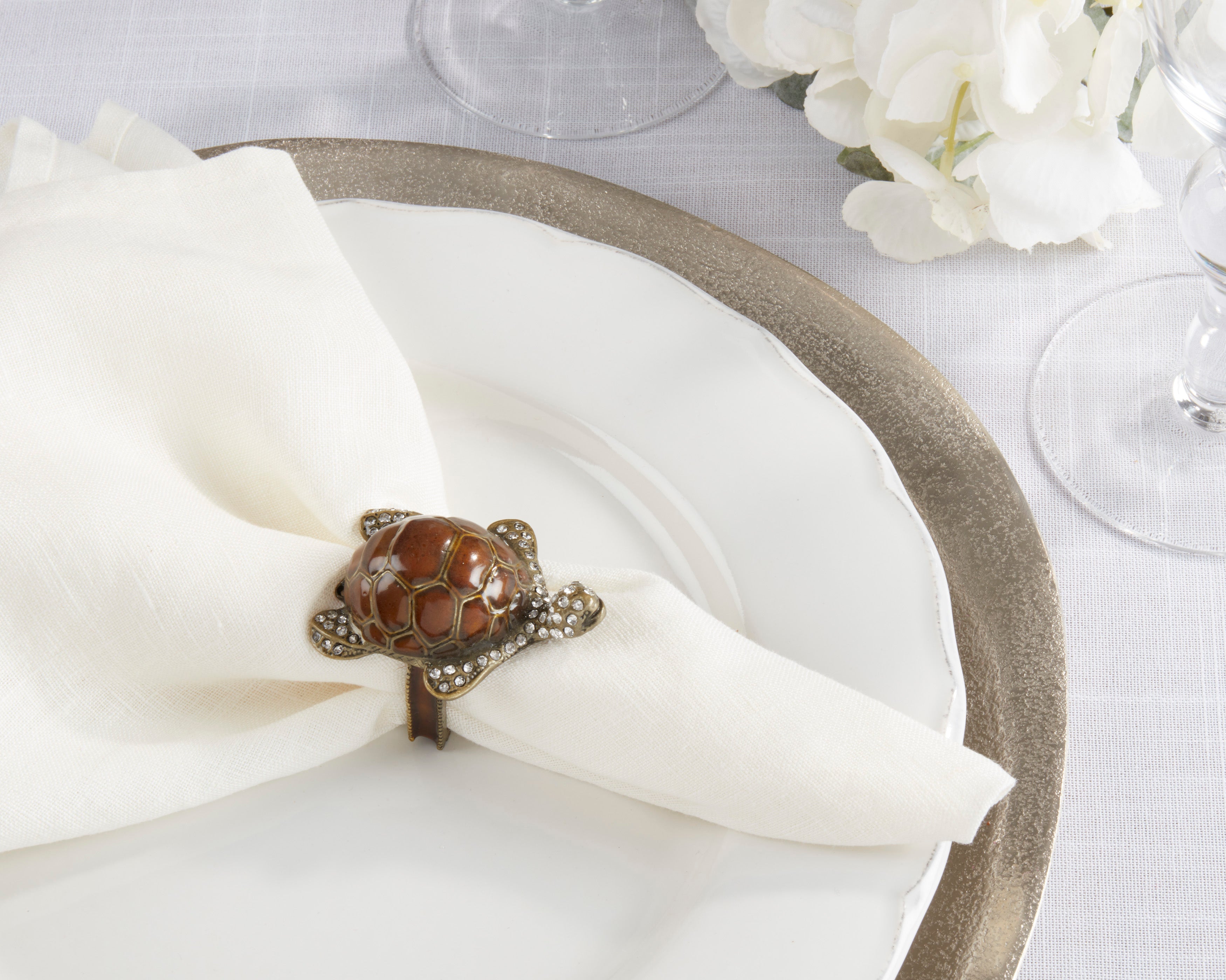 Turtle Napkin Ring, Set of 4