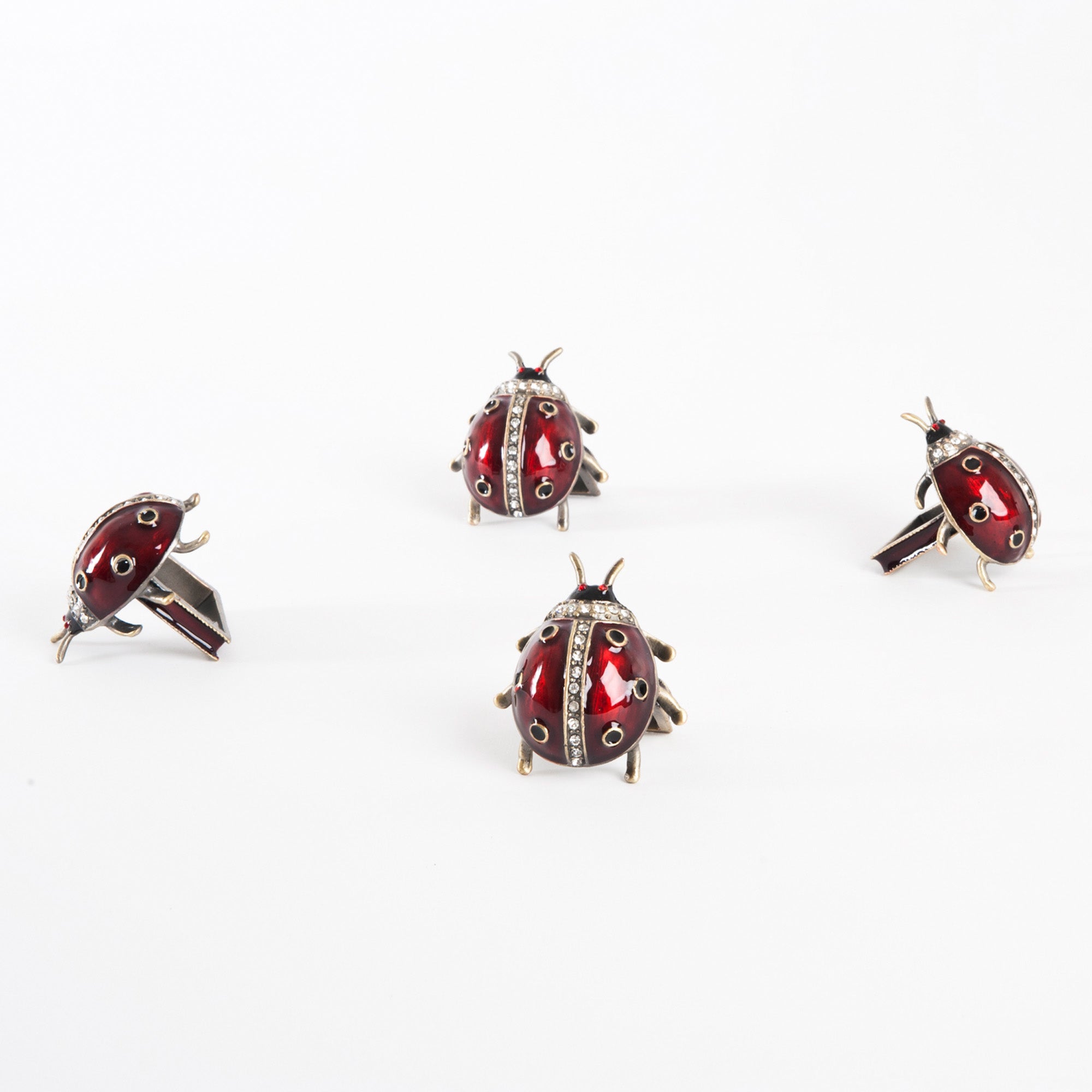 Ladybug Napkin Ring, Set of 4
