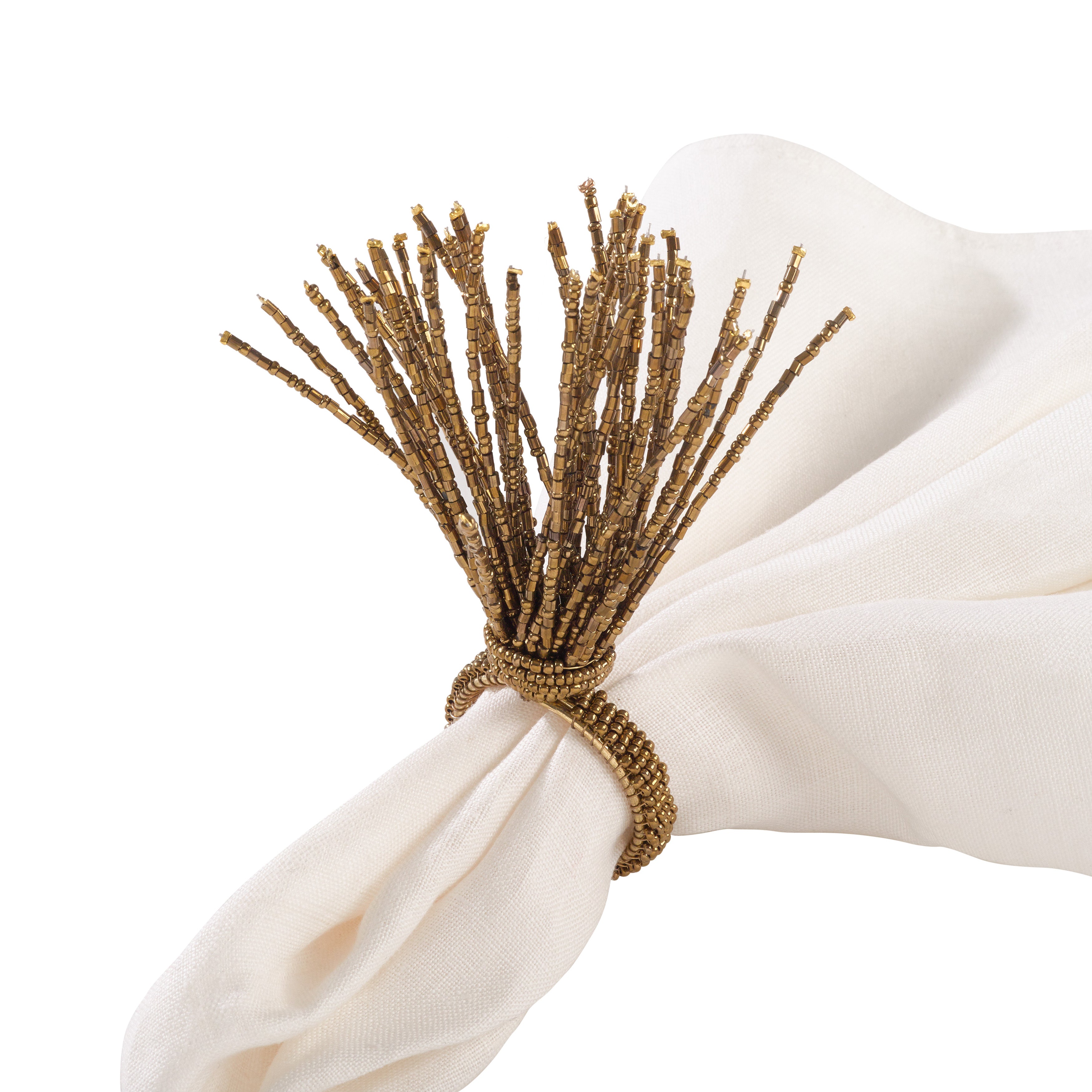 Pier 1 Beaded Spray Design Napkin Ring - Thumbnail 5