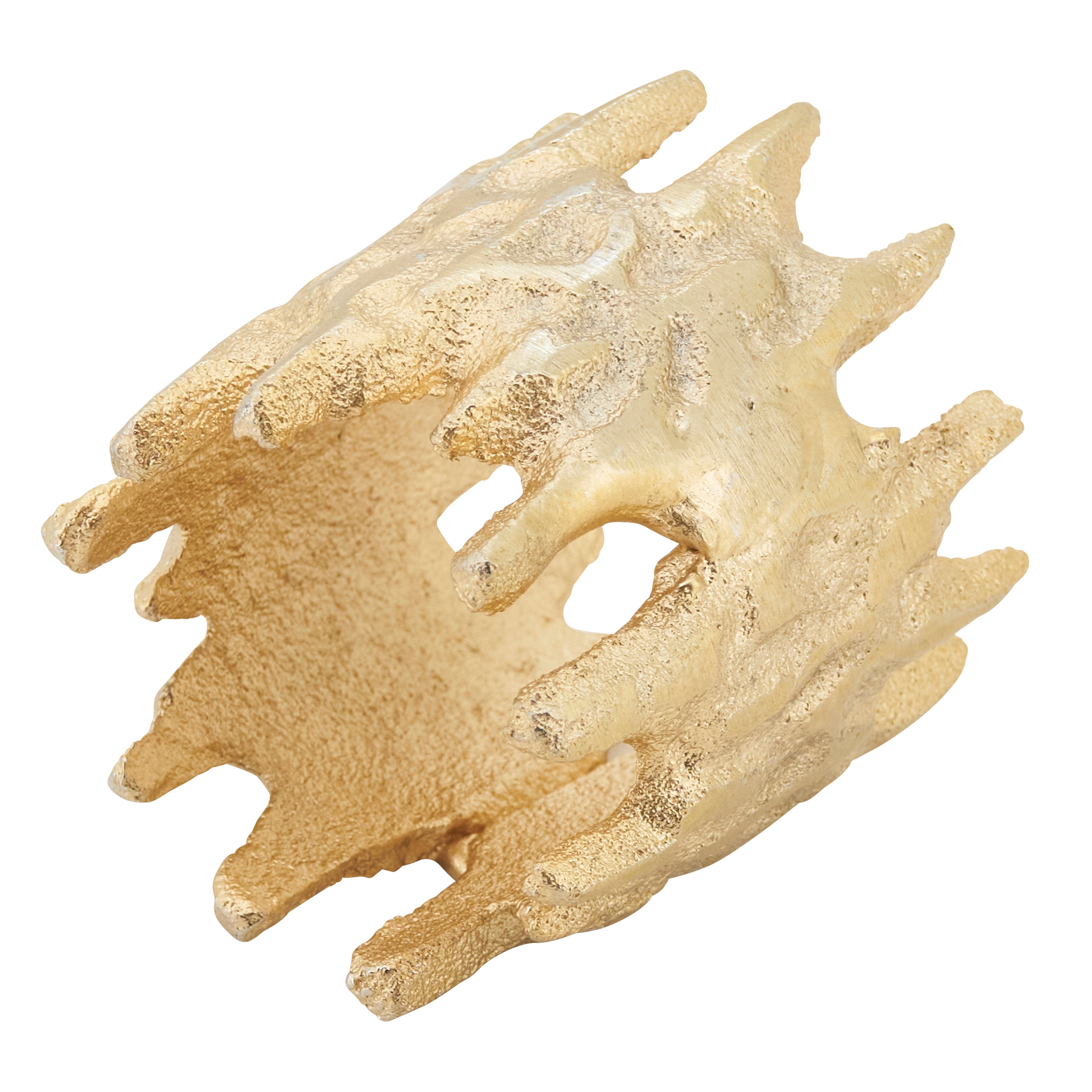 Jagged Edge Napkin Ring, Set of 4