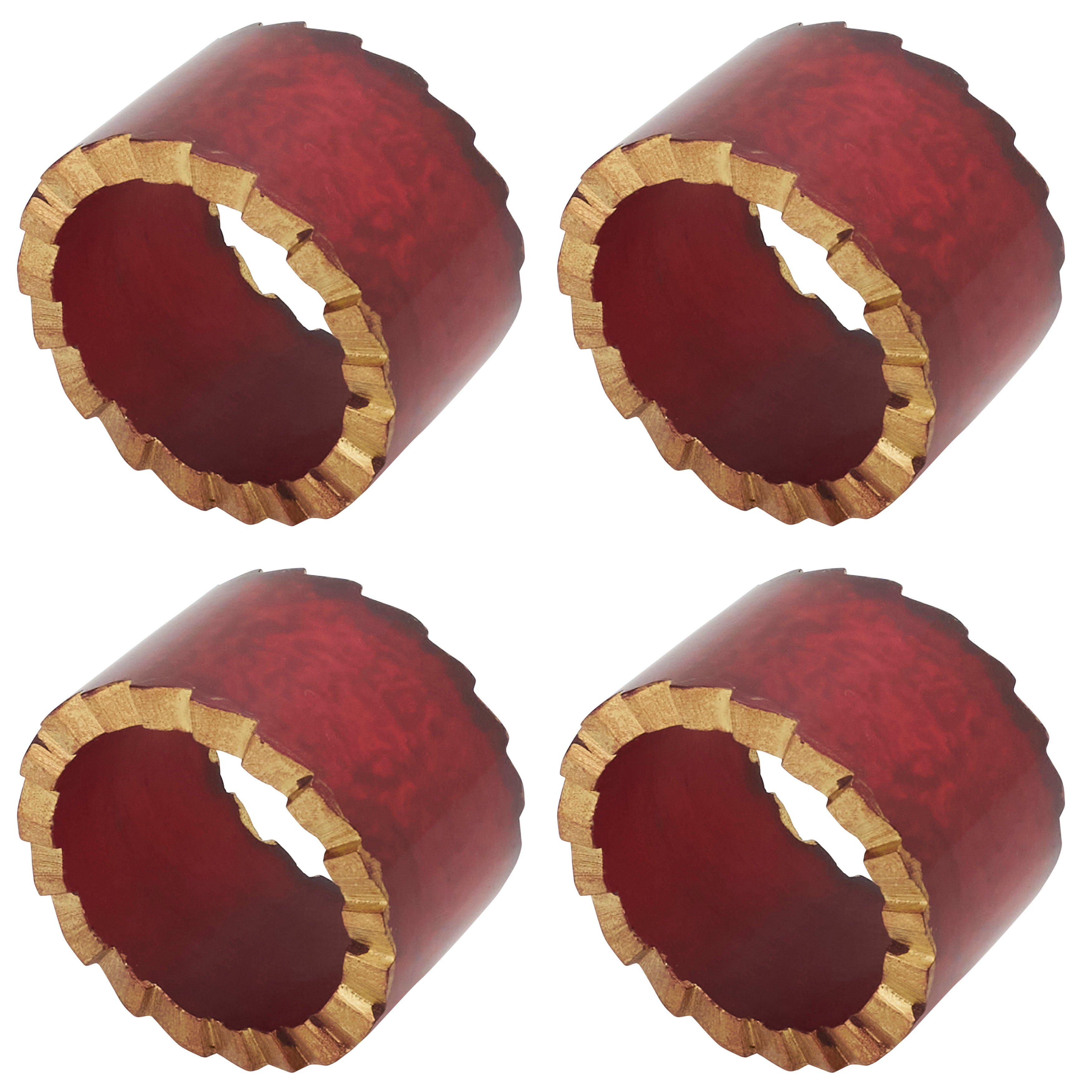 Resin Artistry Napkin Ring, Set of 4