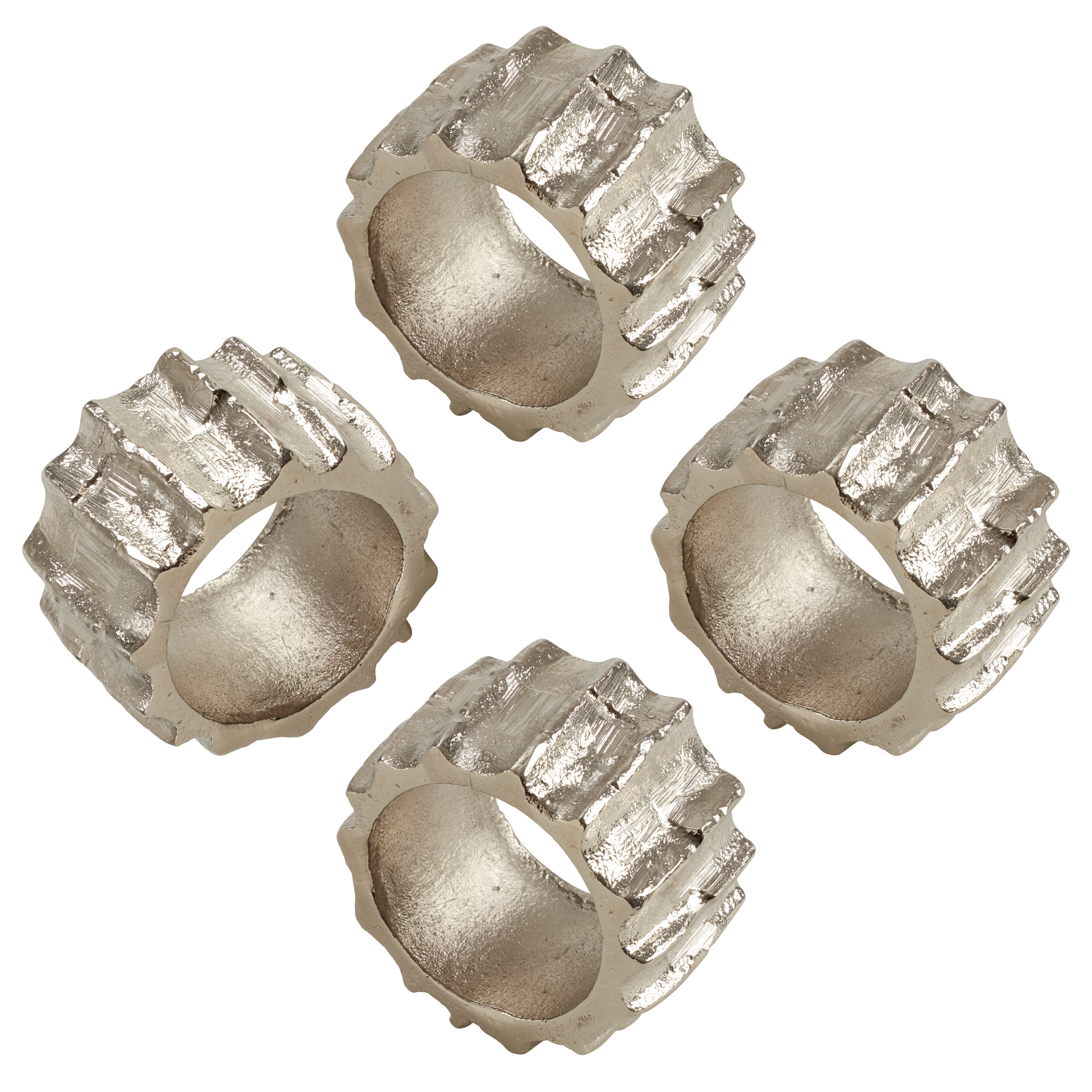 Ribbed Napkin Ring, Set of 4