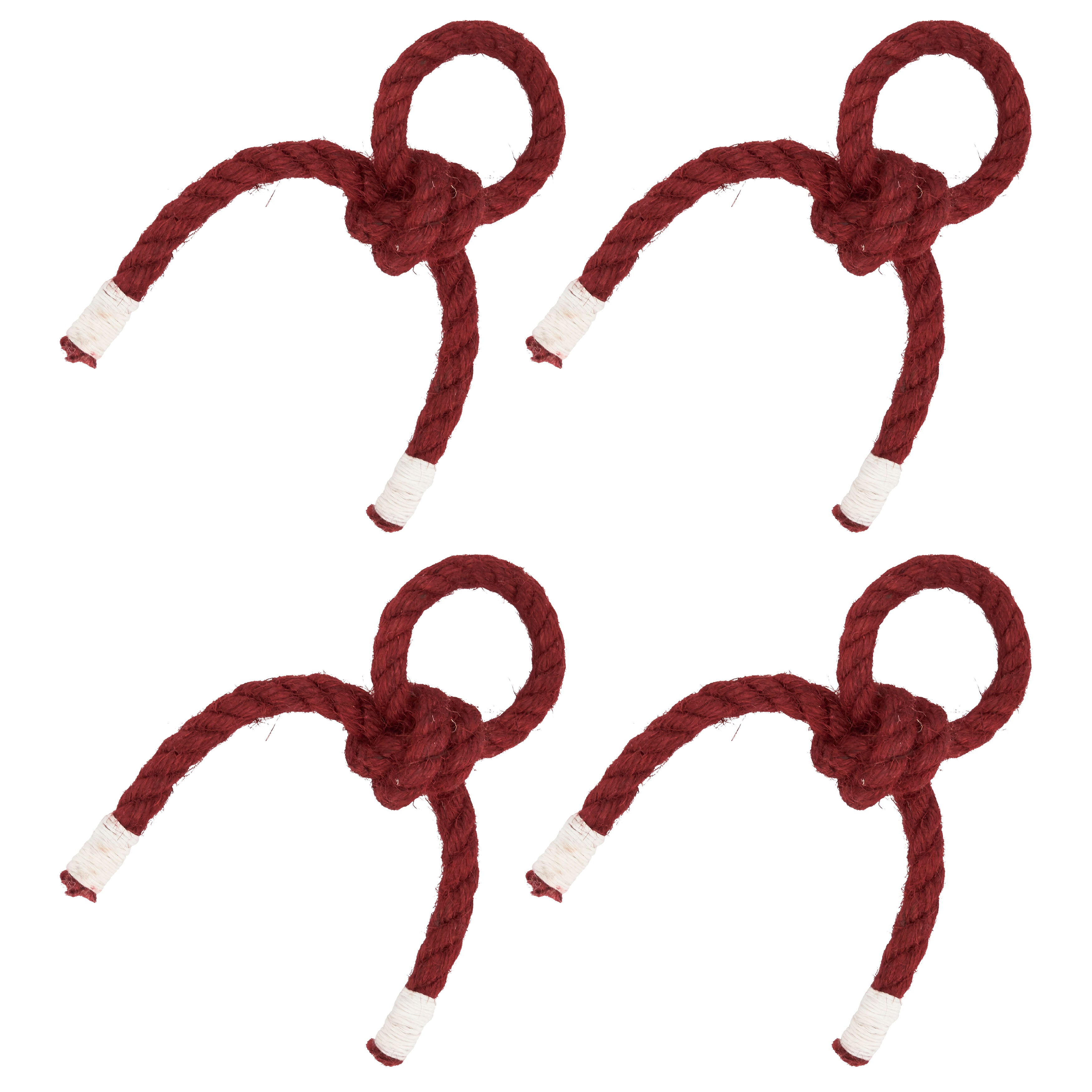 Knotted Rope Napkin Ring, Set of 4