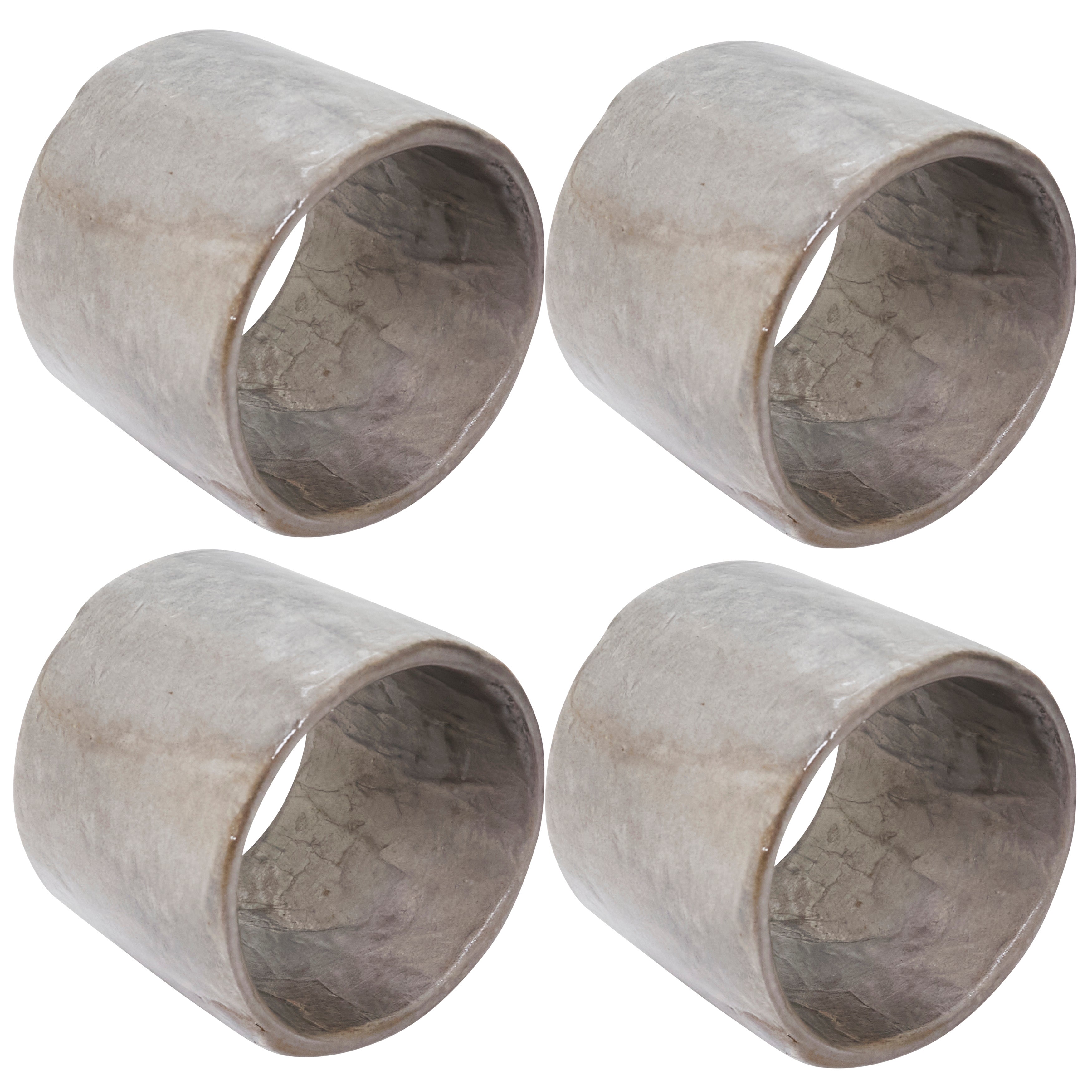 Radiant Capiz Napkin Ring, Set of 4