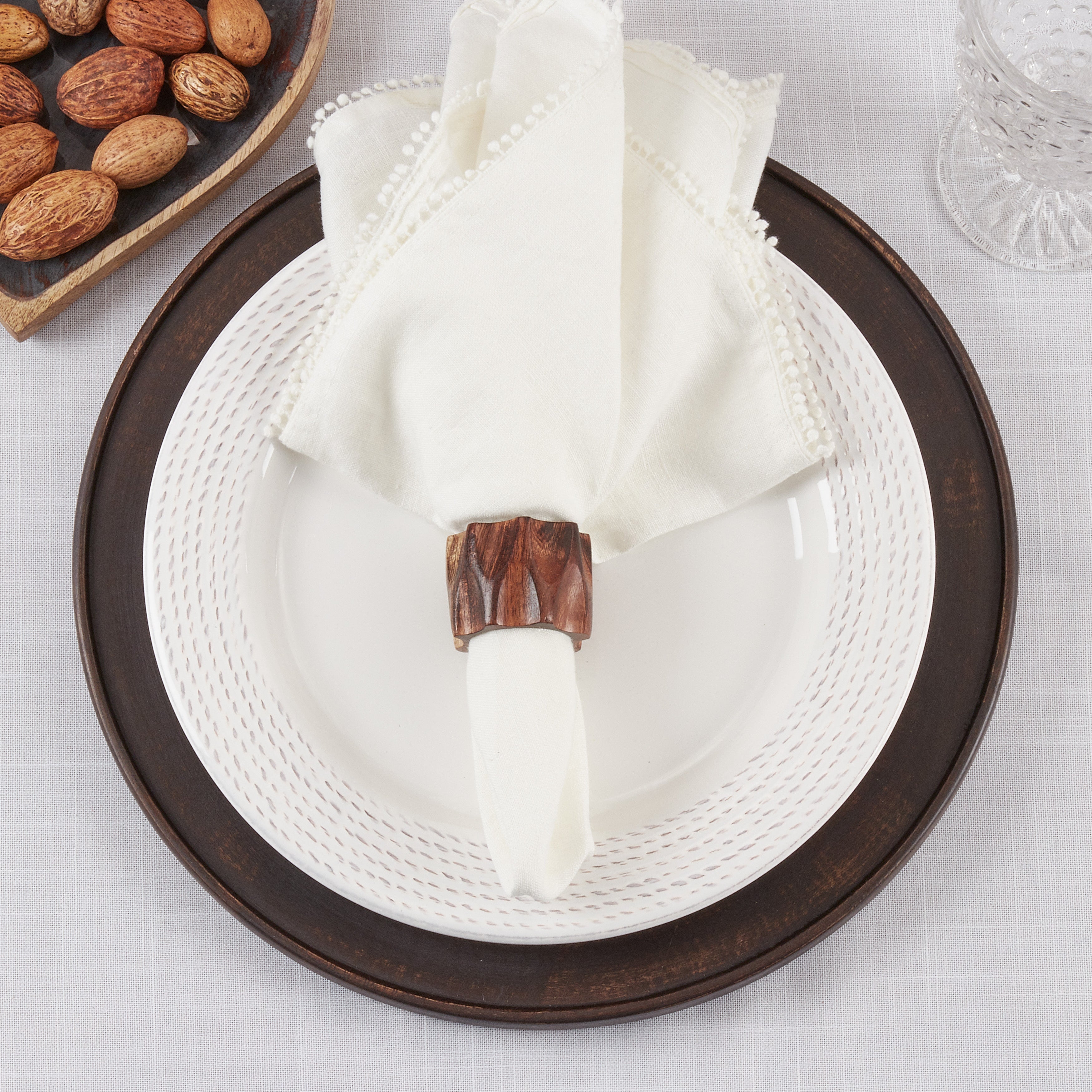 Pier 1 Wood Napkin Ring