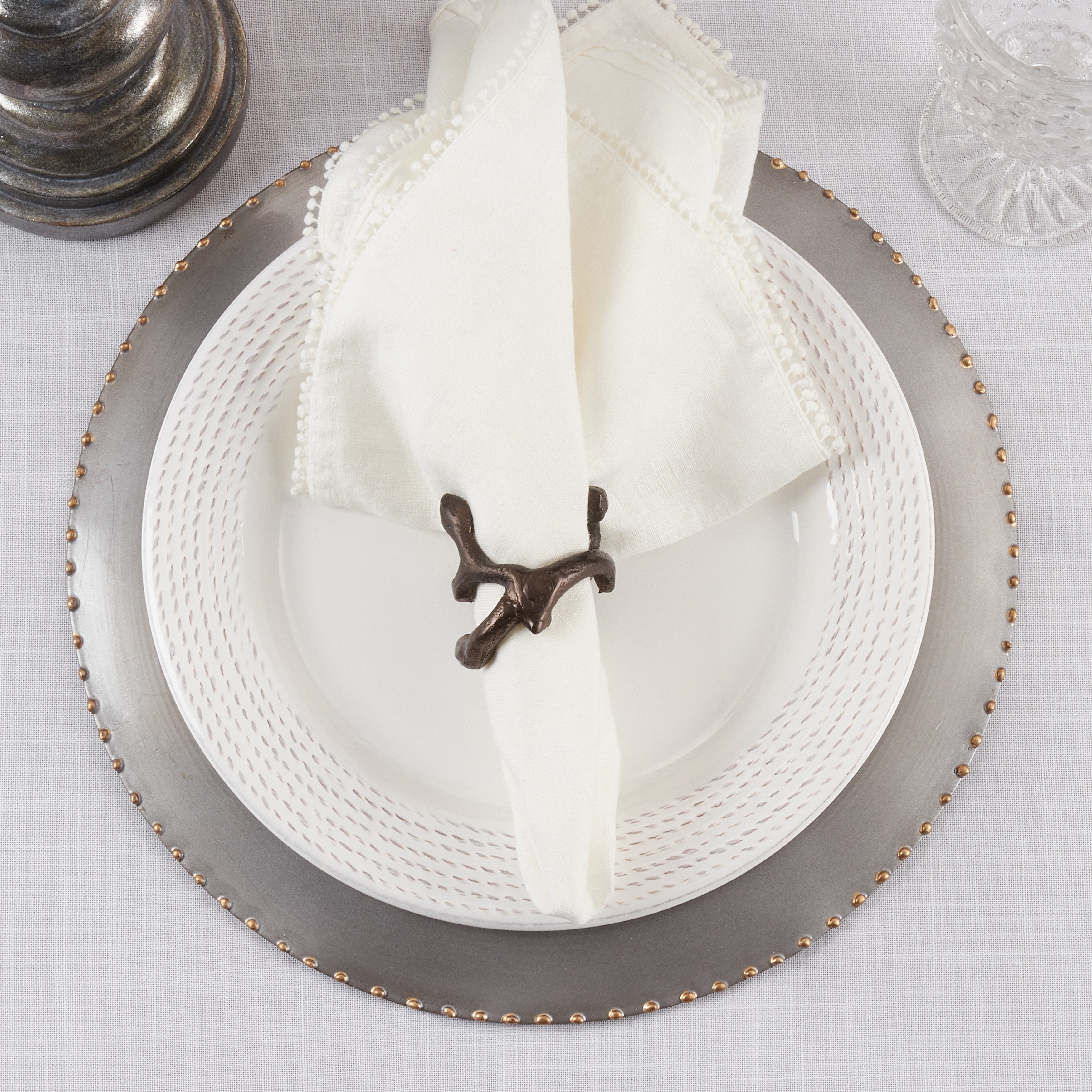 Twigs Napkin Ring, Set of 4
