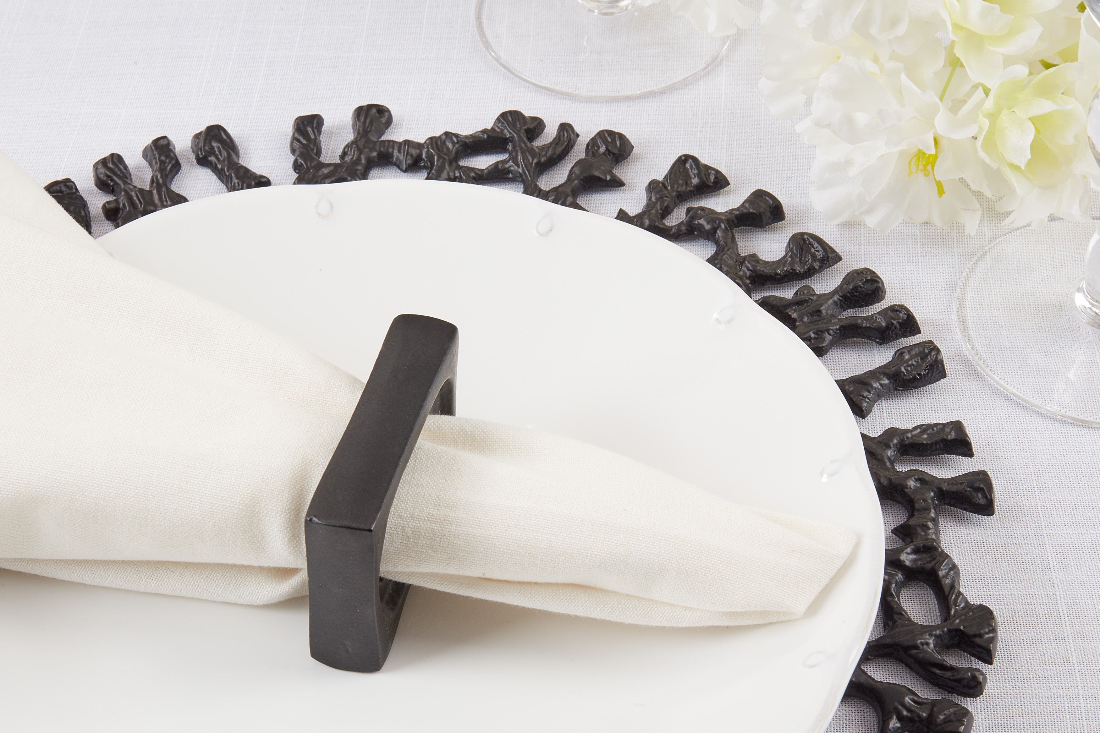 Rectangle Napkin Ring, Set of 4