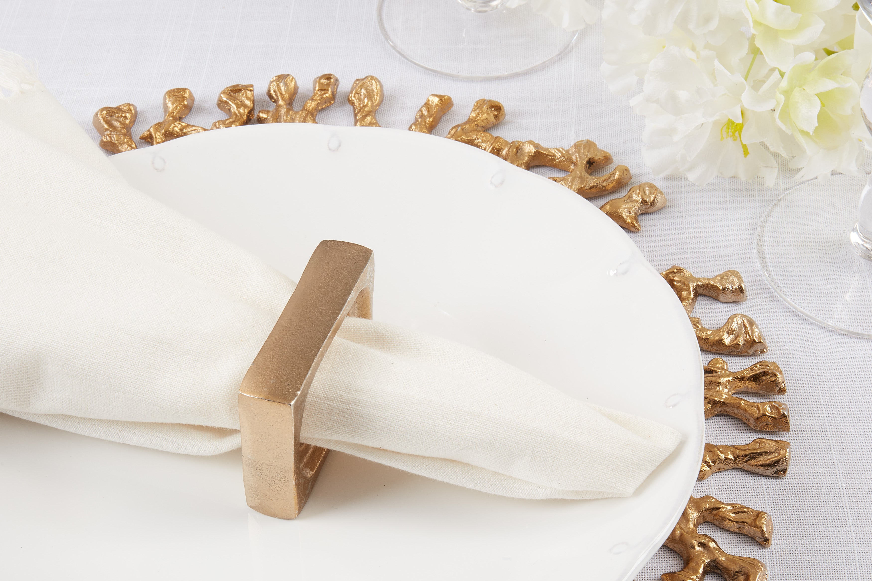 Rectangle Napkin Ring, Set of 4
