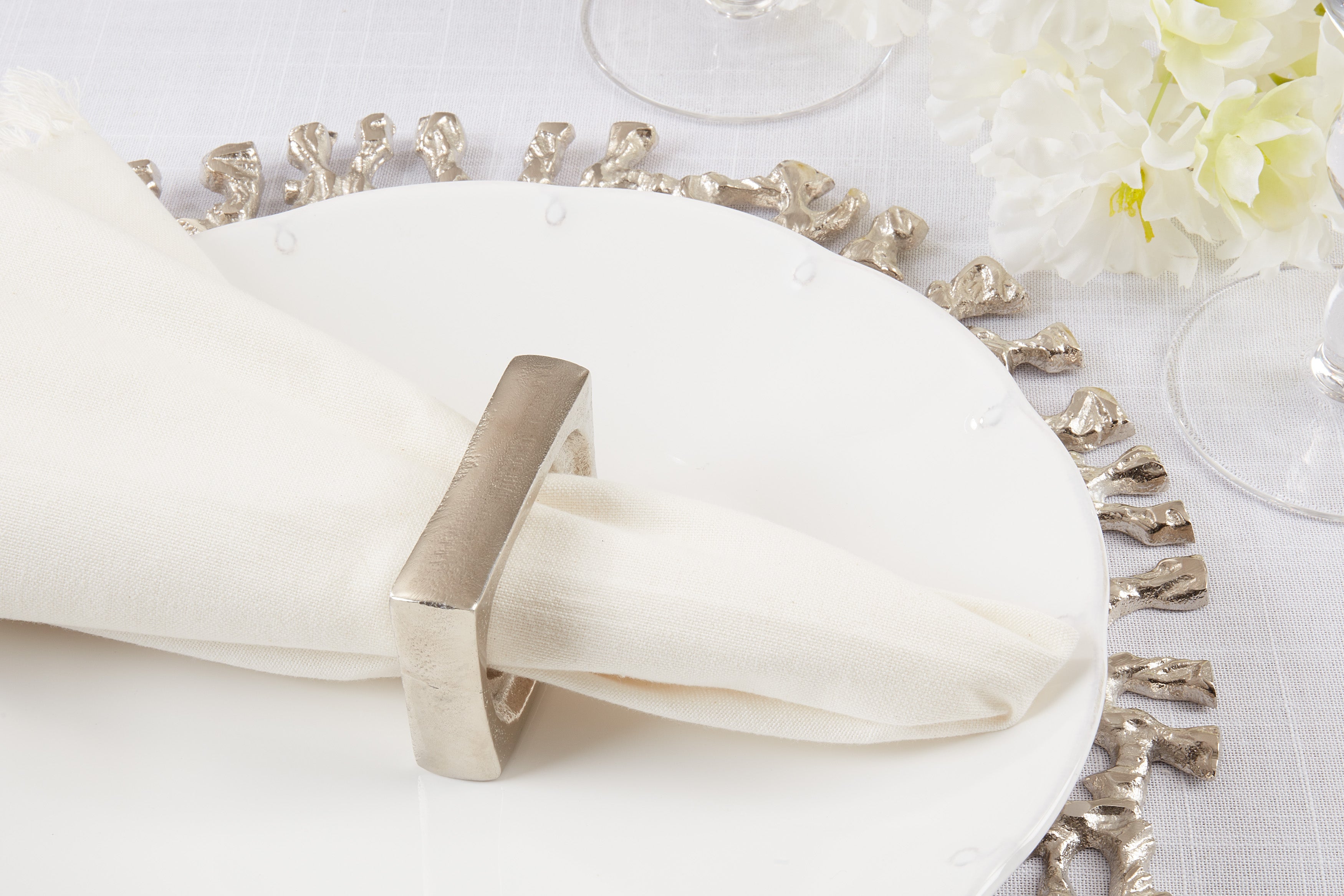 Rectangle Napkin Ring, Set of 4