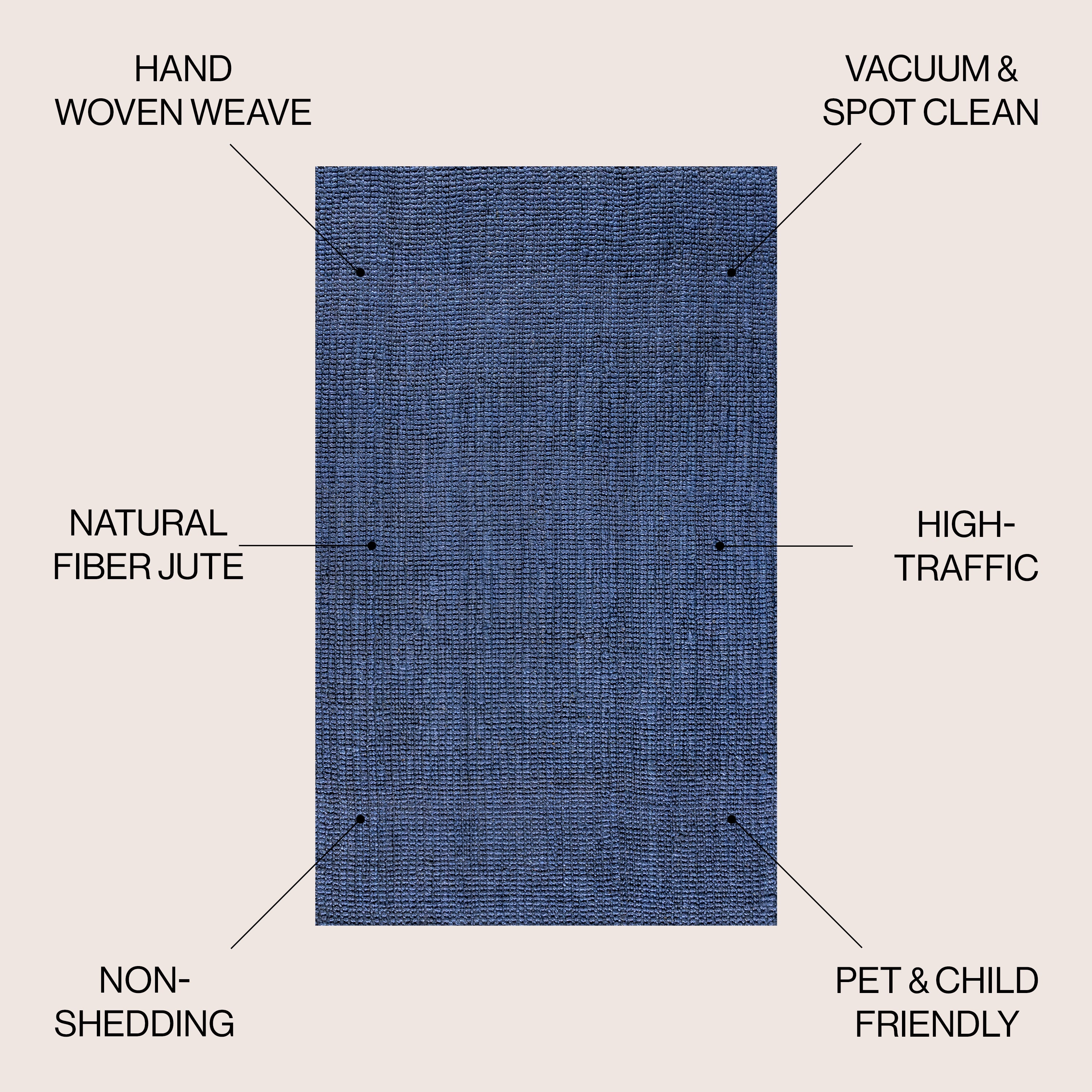 Pata Hand Woven Chunky Jute Area Rug