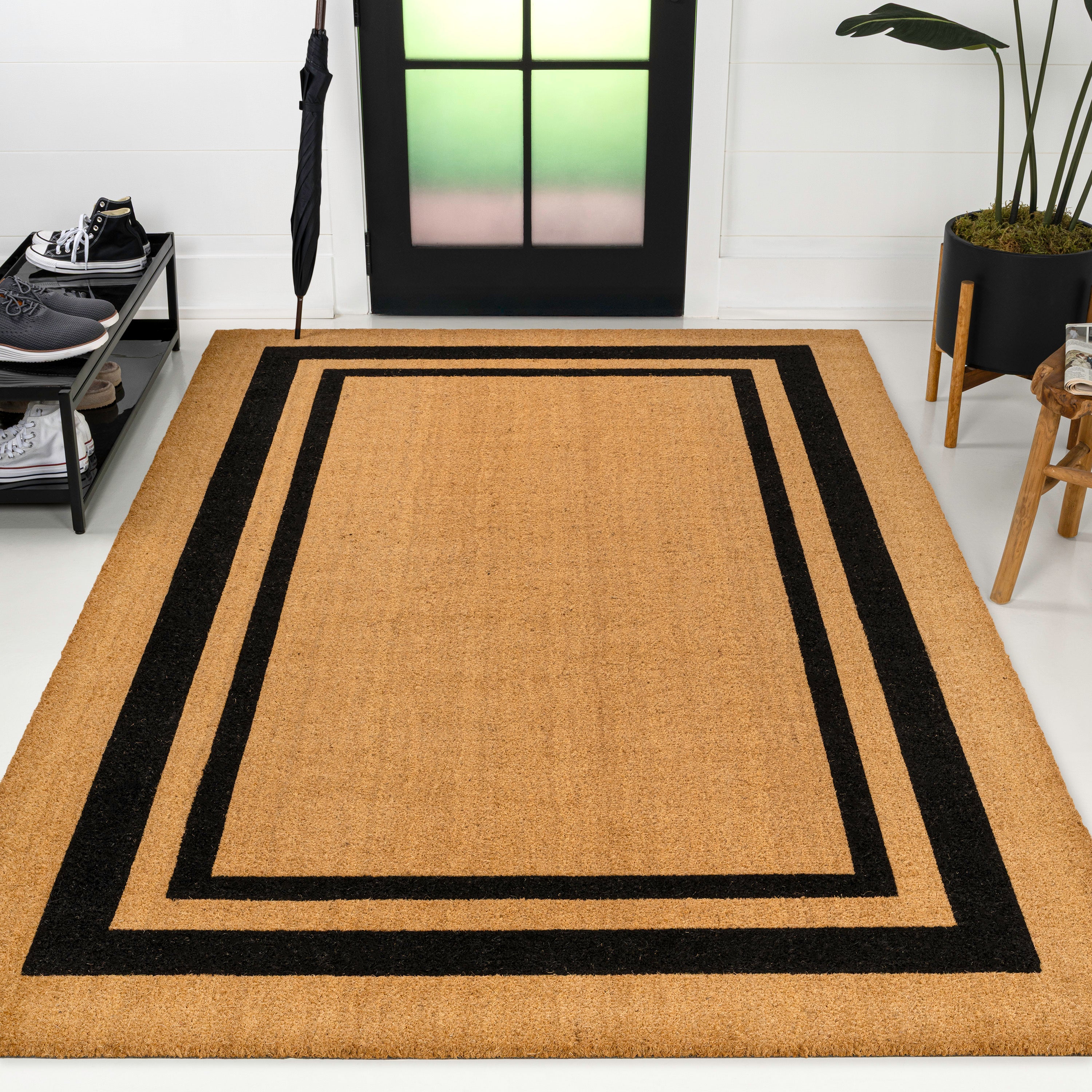 Blaire Modern Classic Double Border Indoor/Outdoor Doormat