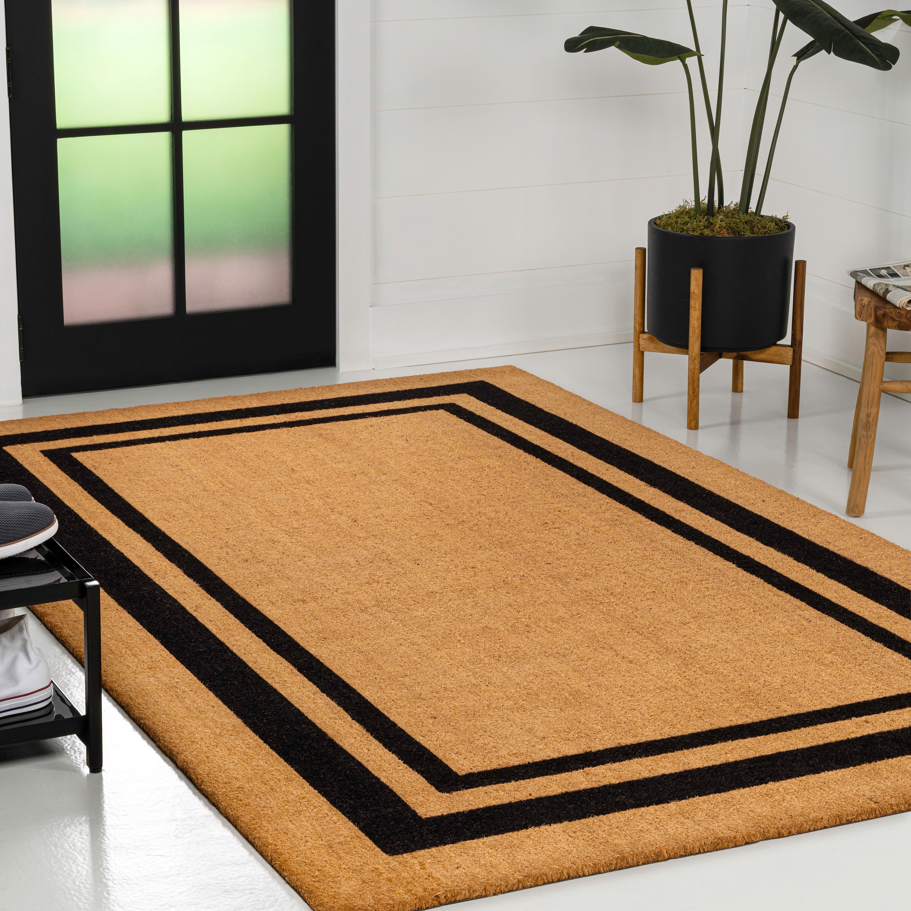Blaire Modern Classic Double Border Indoor/Outdoor Doormat