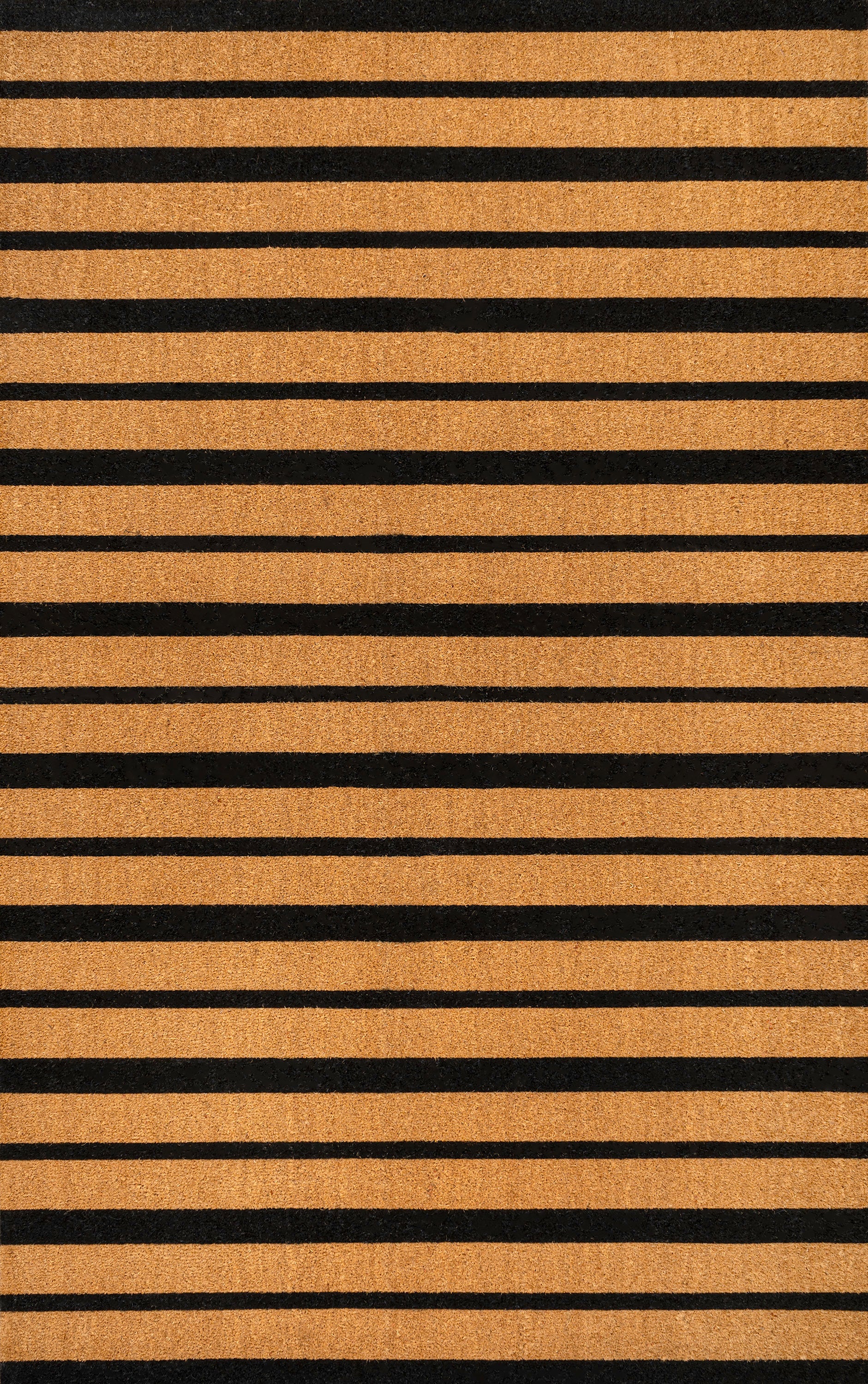 Hadley Modern Classic Ticking Stripe Coir Indoor/Outdoor Doormat