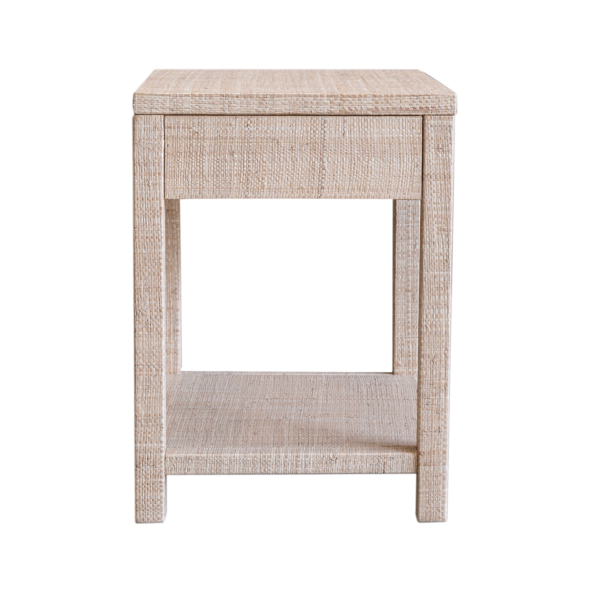 Gia Raffia Wrapped Nightstand
