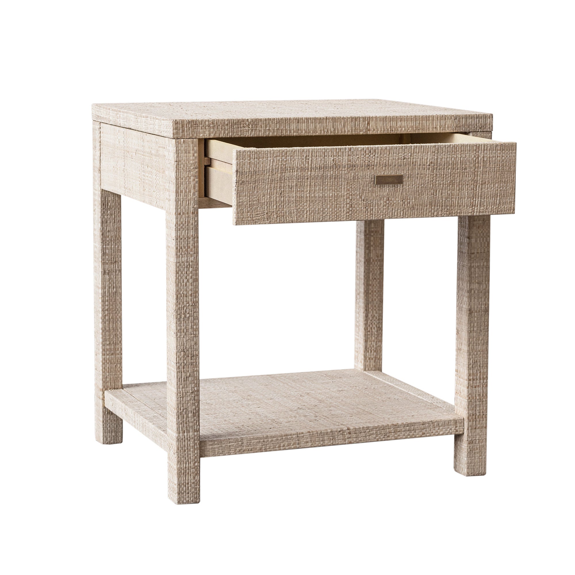Gia Raffia Wrapped Nightstand