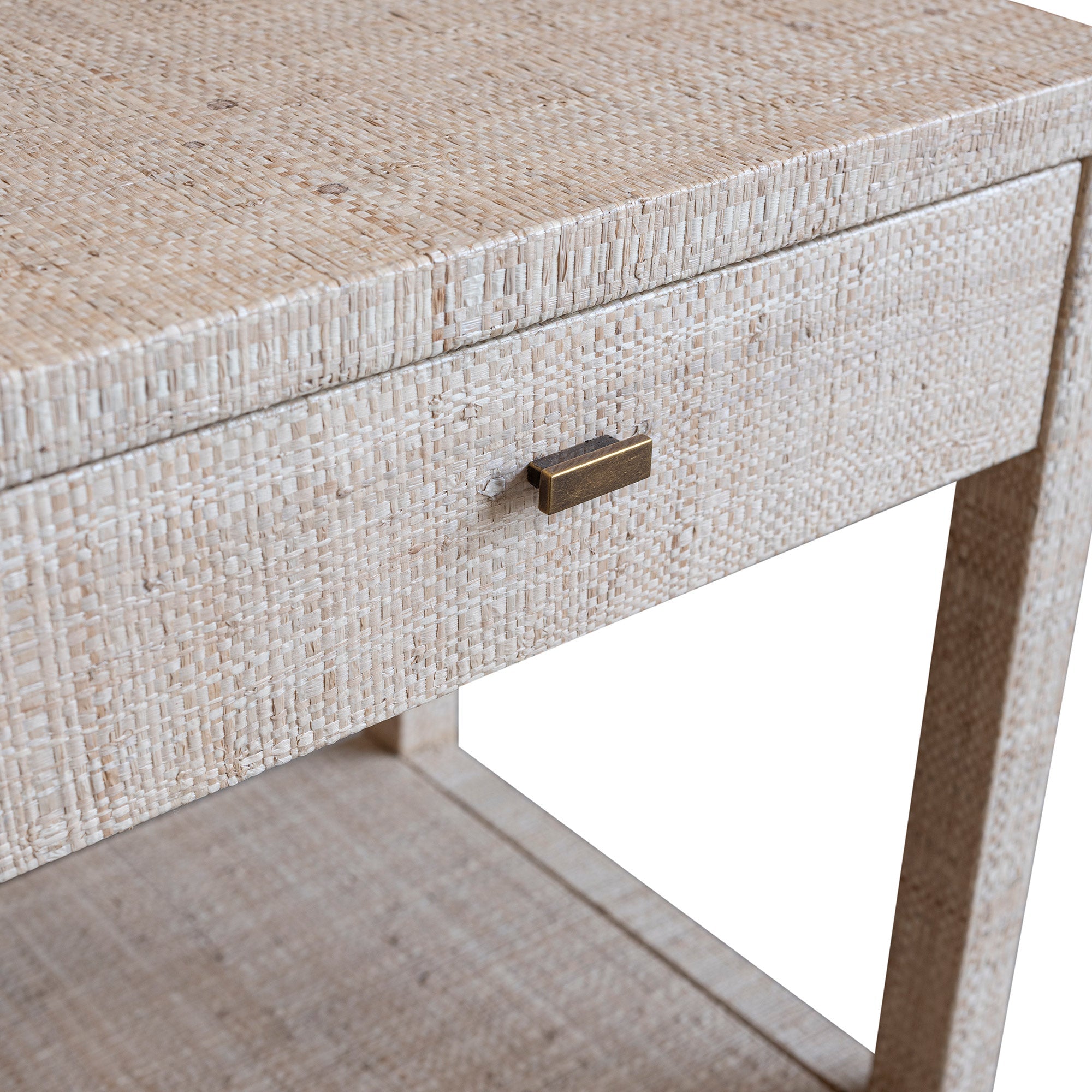 Gia Raffia Wrapped Nightstand