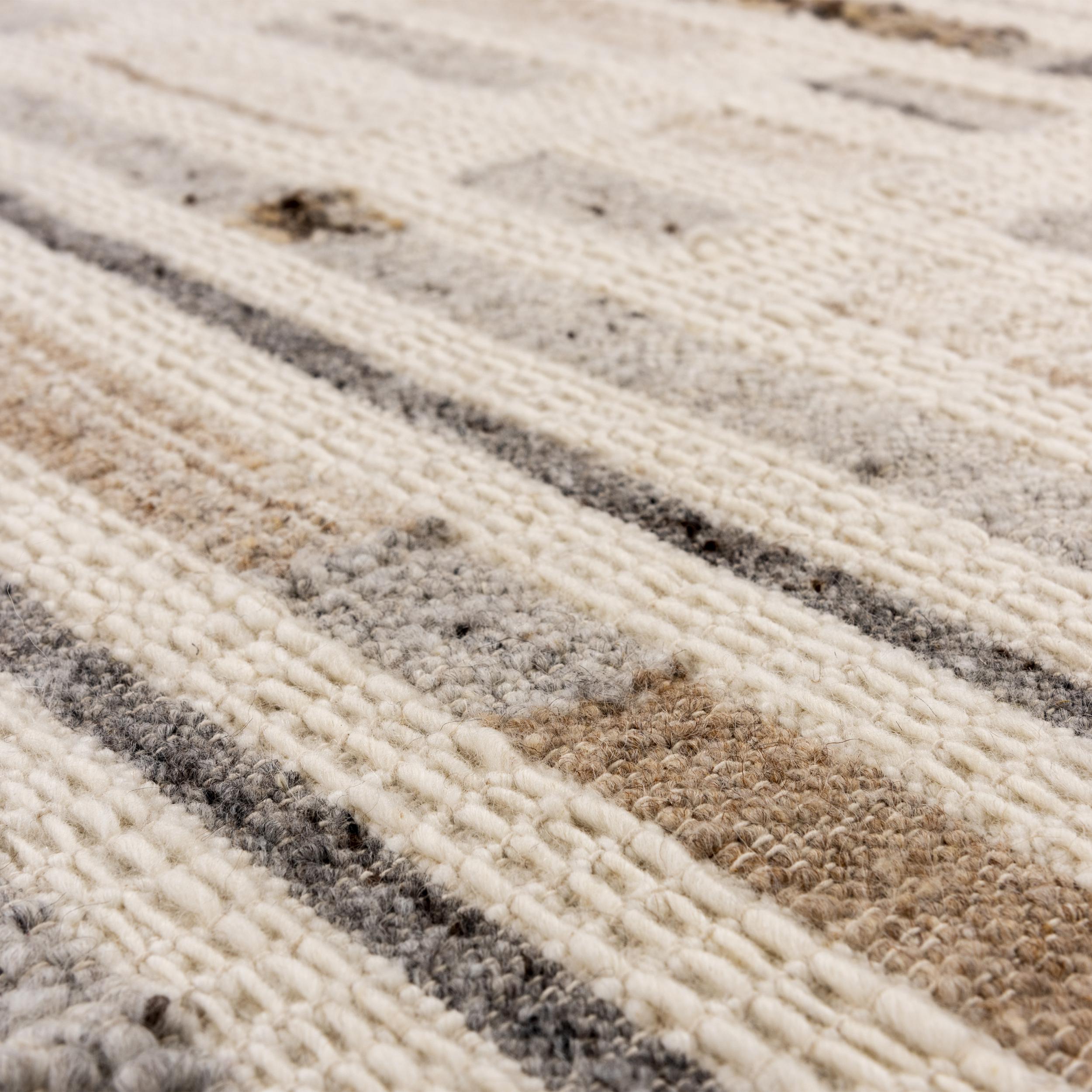 Halston Hand Woven Geometric Area Rug